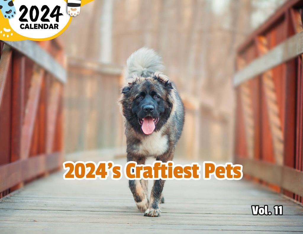 2024's Craftiest Pets Volume Eleven: 2024 Wall Calendar (Pre-Order)