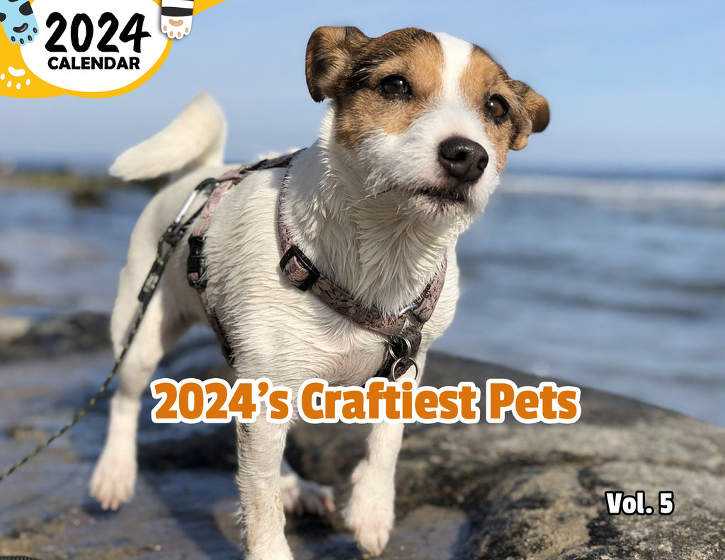 2024's Craftiest Pets Volume Five: 2024 Wall Calendar (Published)