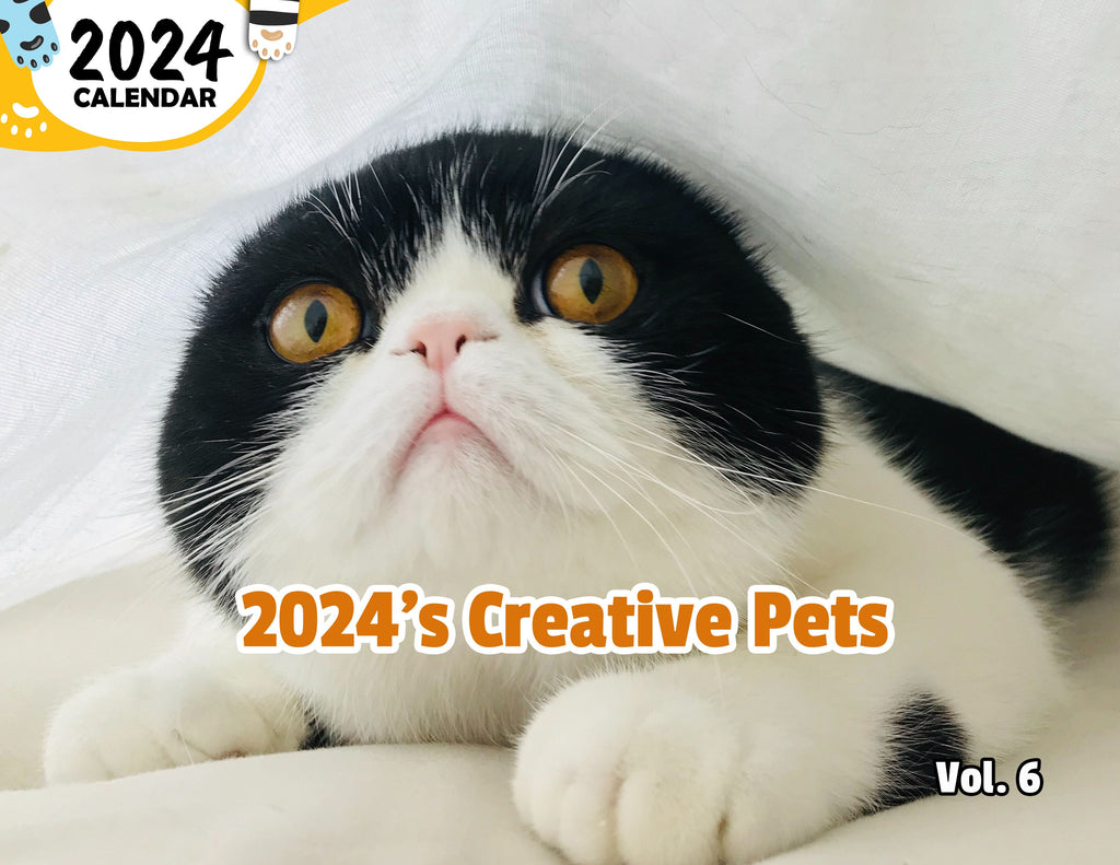 2024's Creative Pets Volume Six: 2024 Wall Calendar (Published)