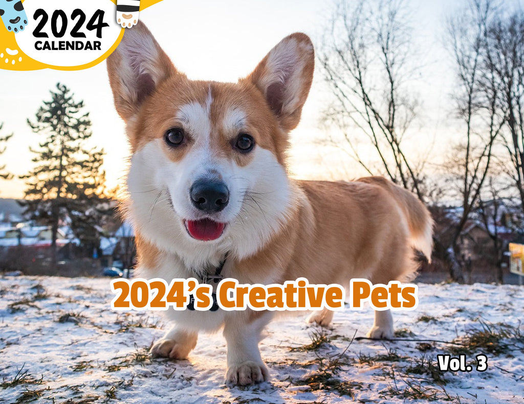2024's Creative Pets Volume Three: 2024 Wall Calendar (Published)
