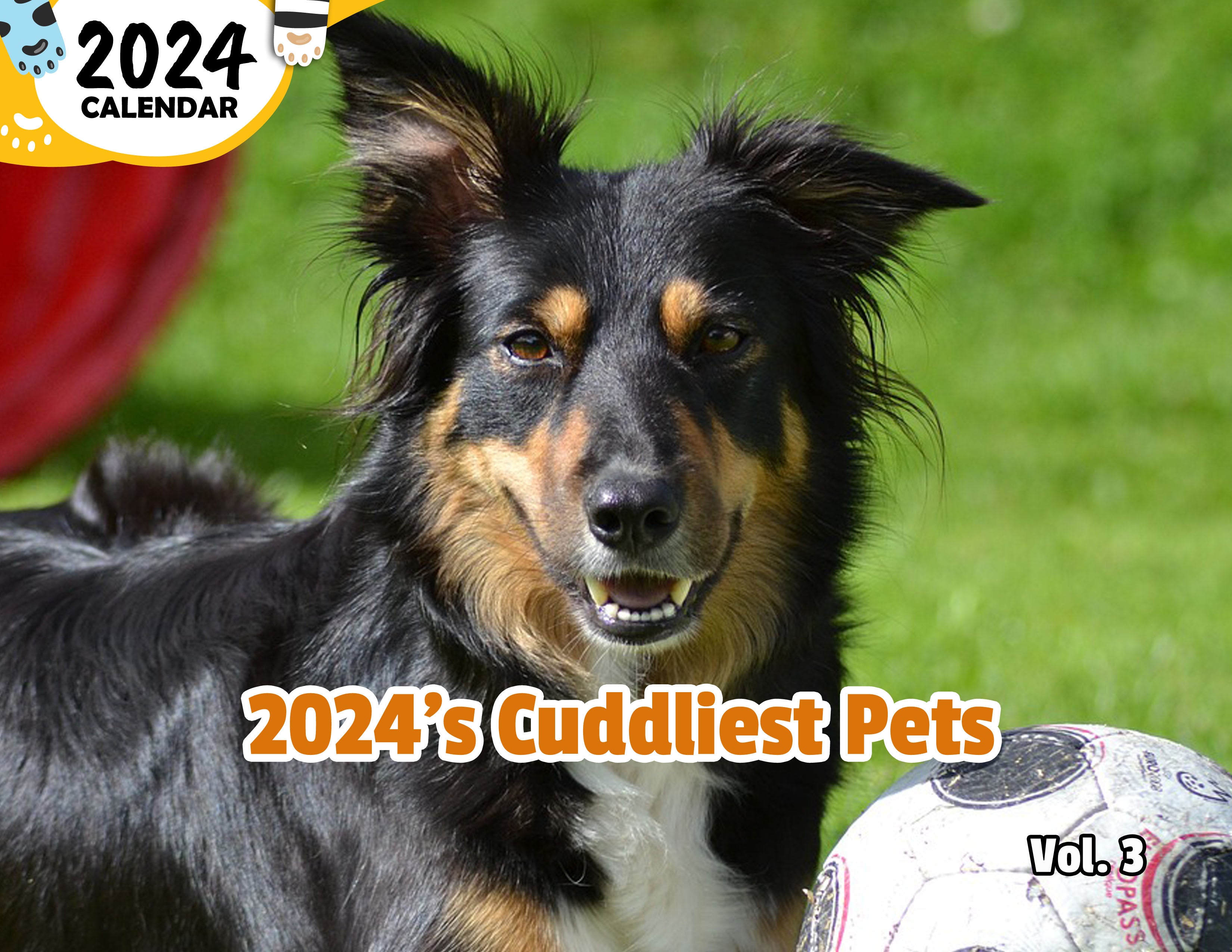 2024's Cuddliest Pets Volume Three: 2024 Wall Calendar (Published)