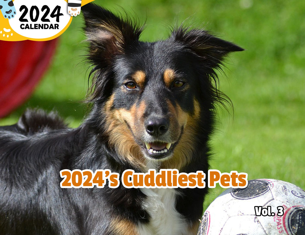 2024's Cuddliest Pets Volume Three: 2024 Wall Calendar (Published)