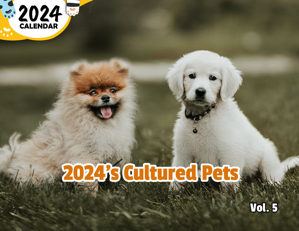 2024's Cultured Pets Volume Five: 2024 Wall Calendar (Published)