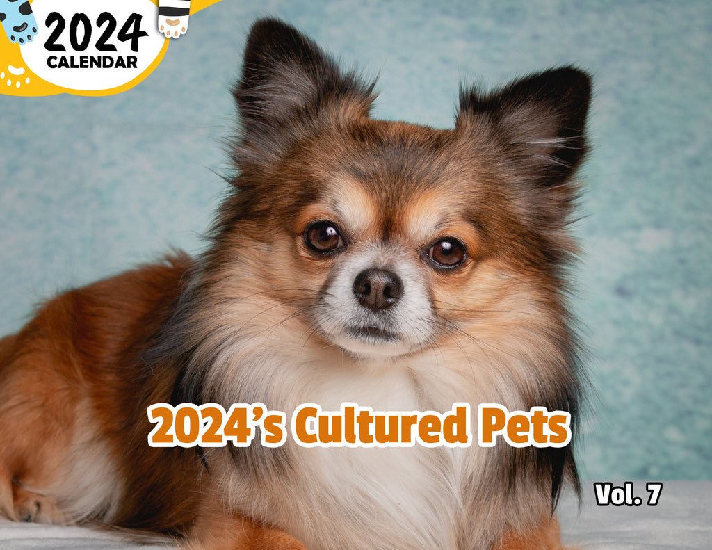 2024's Cultured Pets Volume Seven: 2024 Wall Calendar (Published)