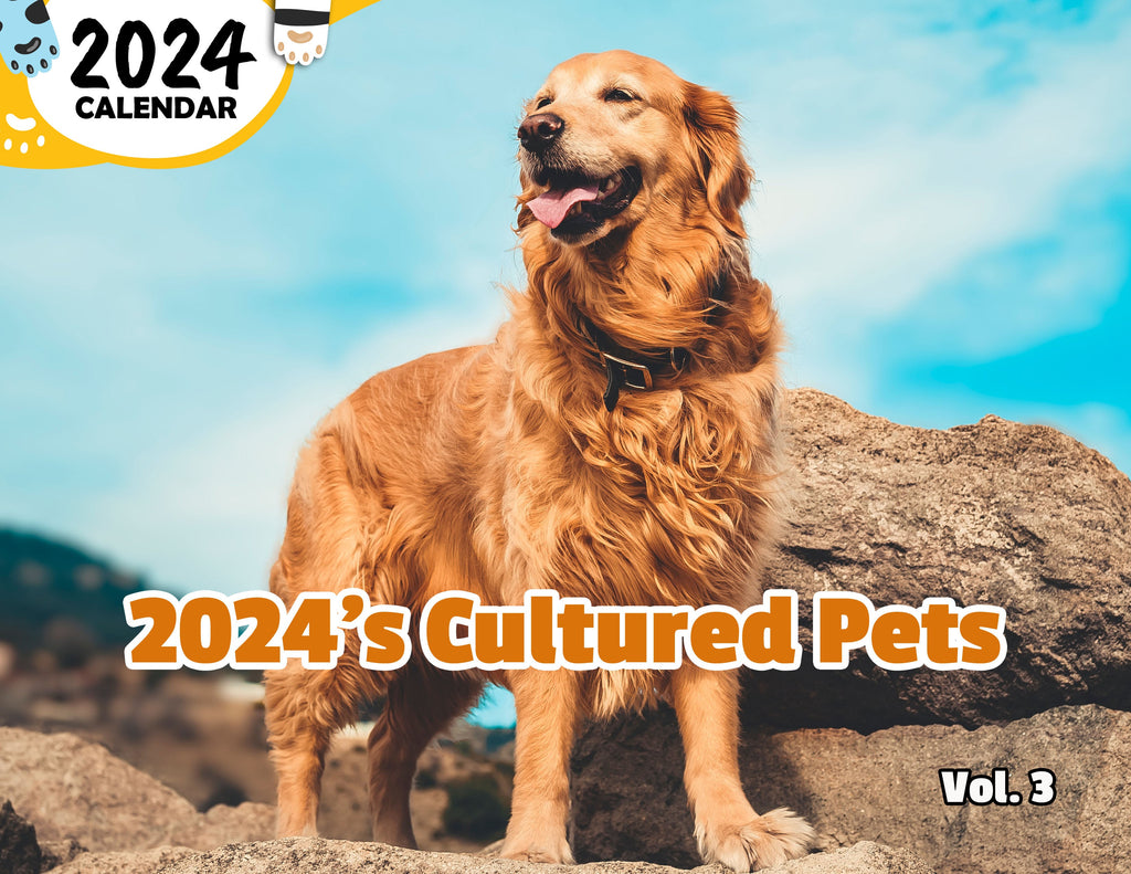 2024's Cultured Pets Volume Three: 2024 Wall Calendar (Published)