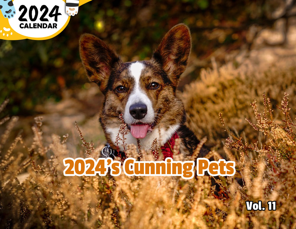2024's Cunning Pets Volume Eleven: 2024 Wall Calendar (Published)