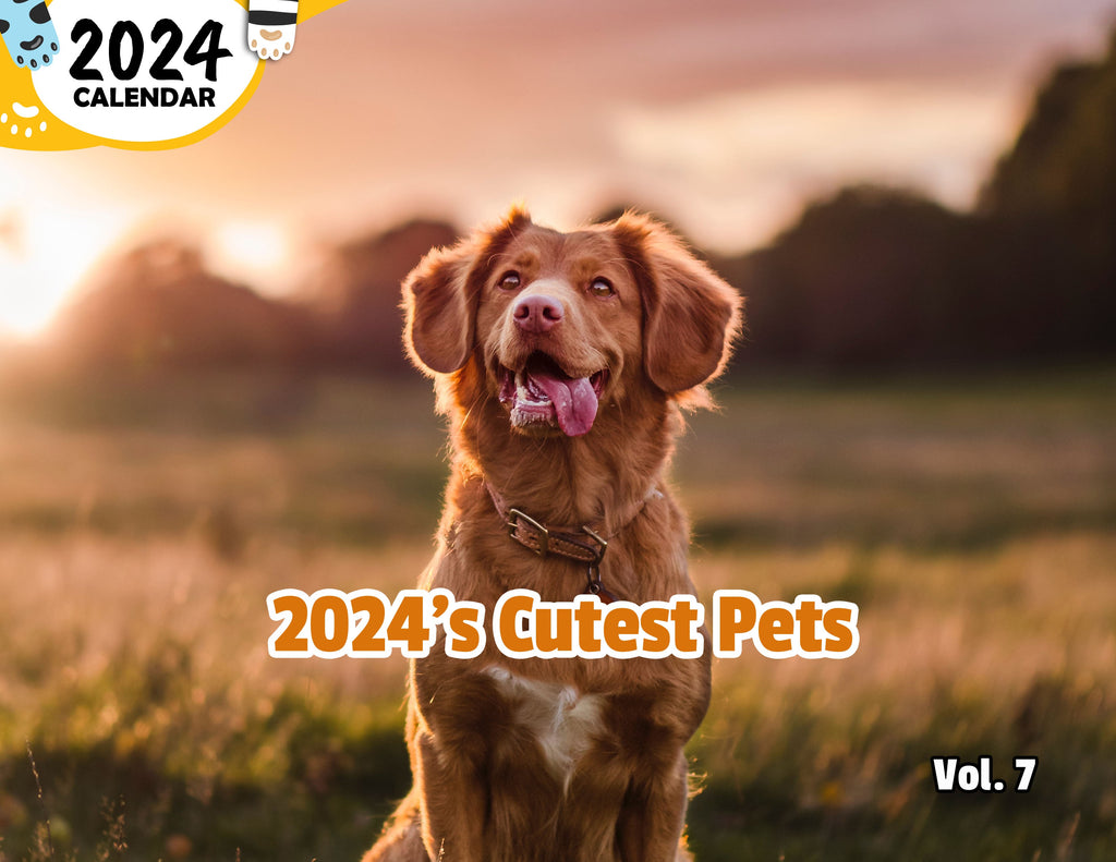 2024's Cutest Pets Volume Seven: 2024 Wall Calendar (Published)