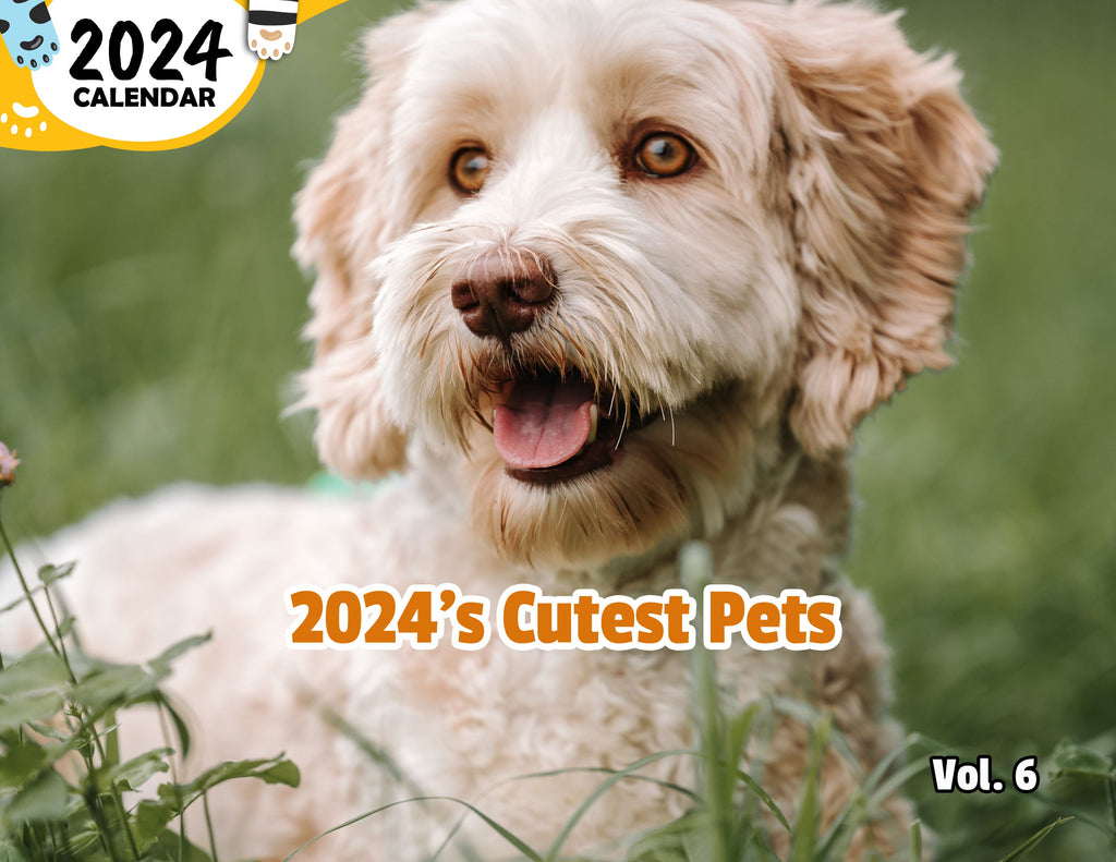 2024's Cutest Pets Volume Six: 2024 Wall Calendar (Published)