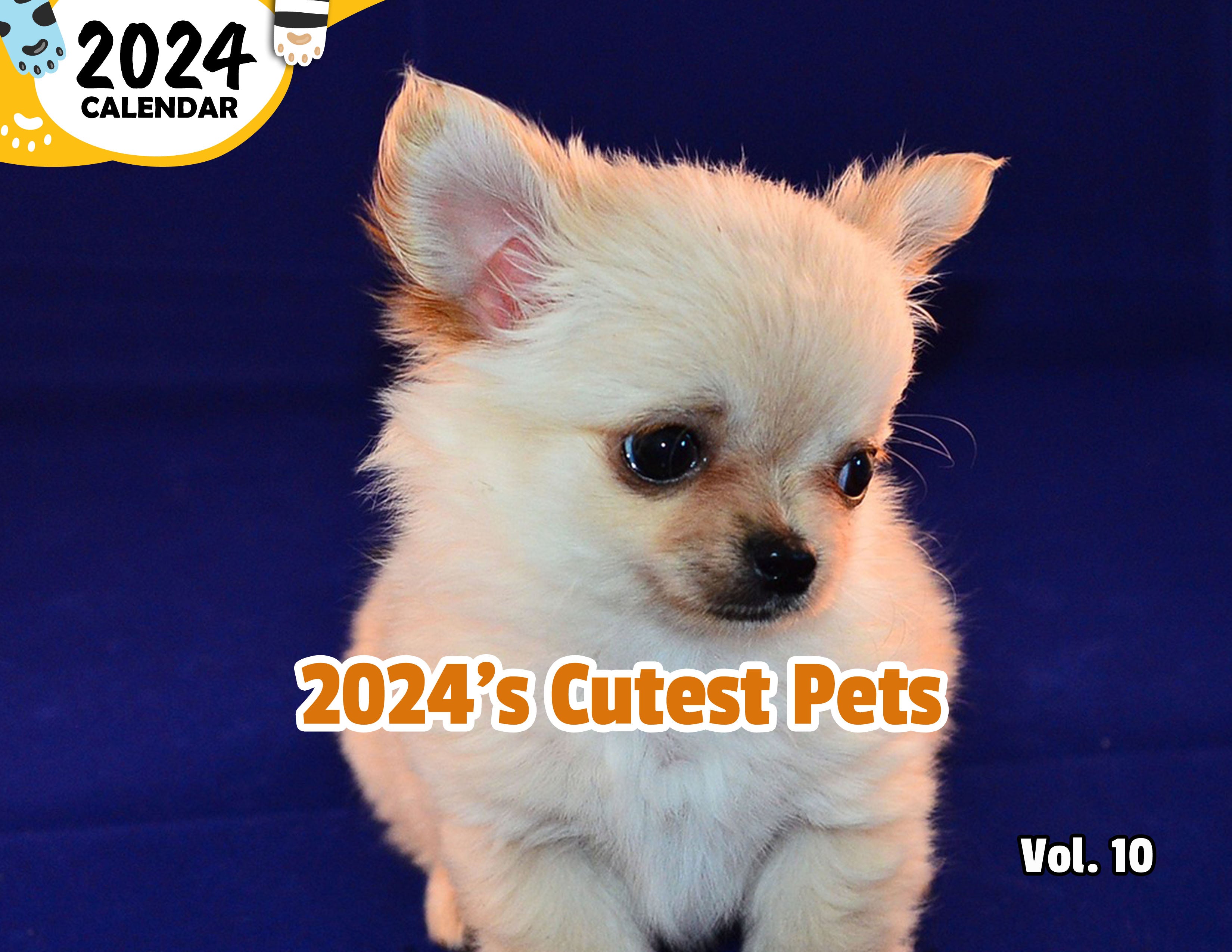 2024's Cutest Pets Volume Ten: 2024 Wall Calendar (Published)