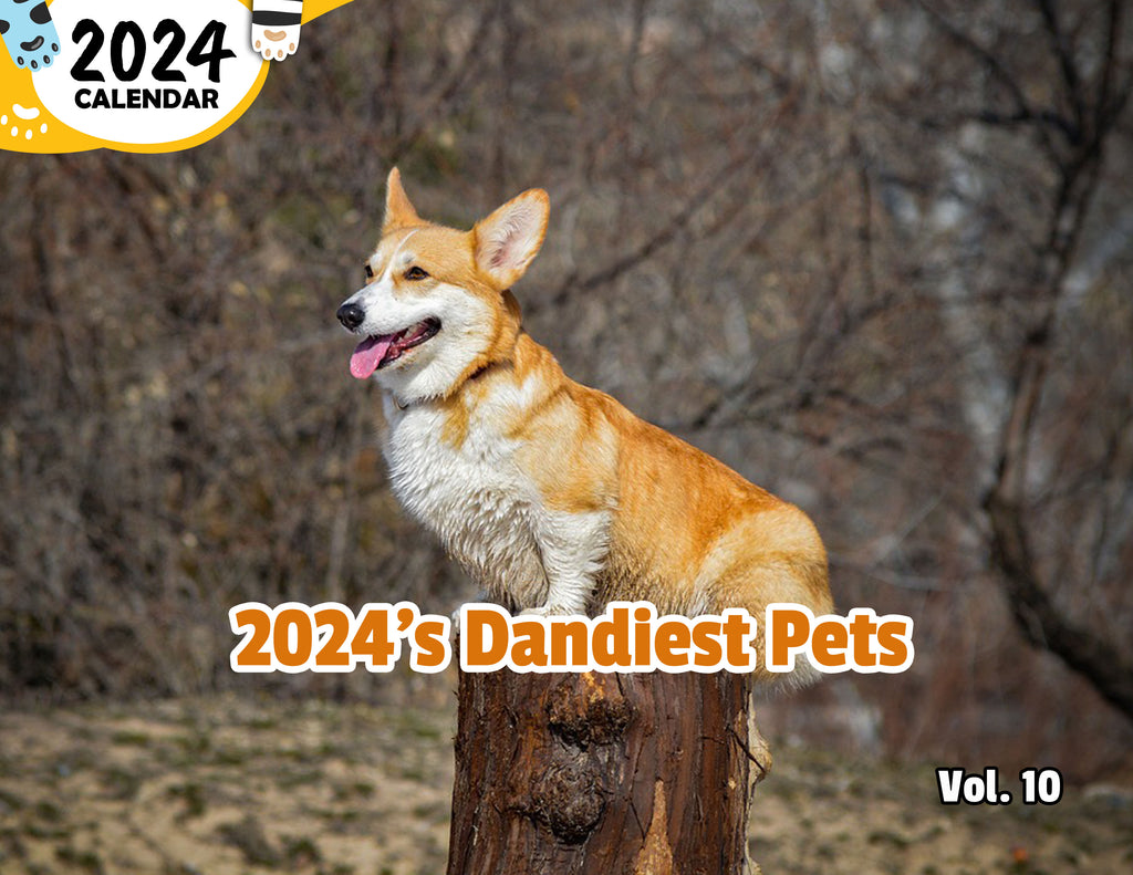2024's Dandiest Pets Volume Ten: 2024 Wall Calendar (Published)