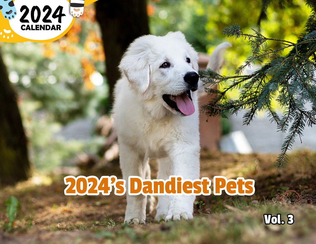 2024's Dandiest Pets Volume Three: 2024 Wall Calendar (Published)