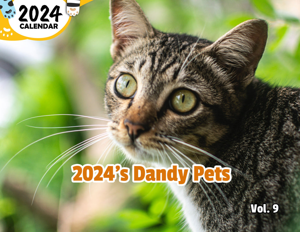 2024's Dandy Pets Volume Nine: 2024 Wall Calendar (Published)
