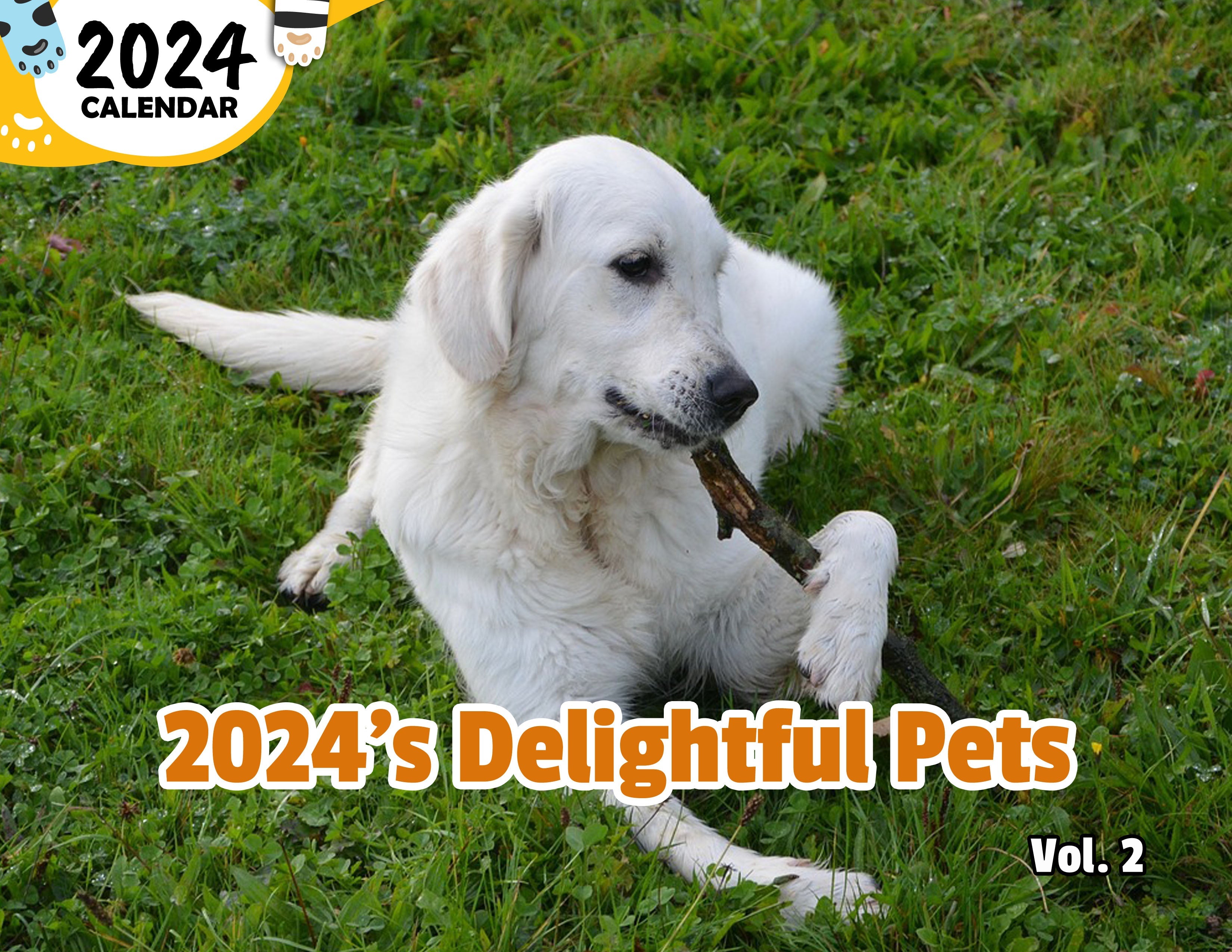 2024's Delightful Pets Volume Two: 2024 Wall Calendar (Published)