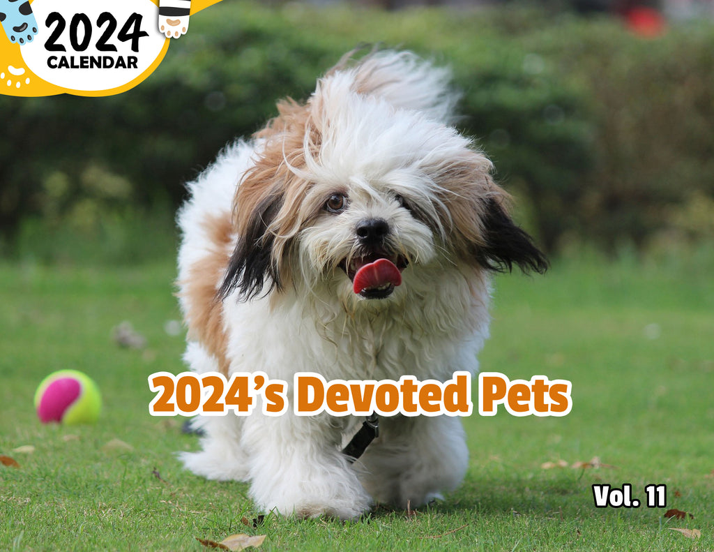 2024's Devoted Pets Volume Eleven: 2024 Wall Calendar (Published)