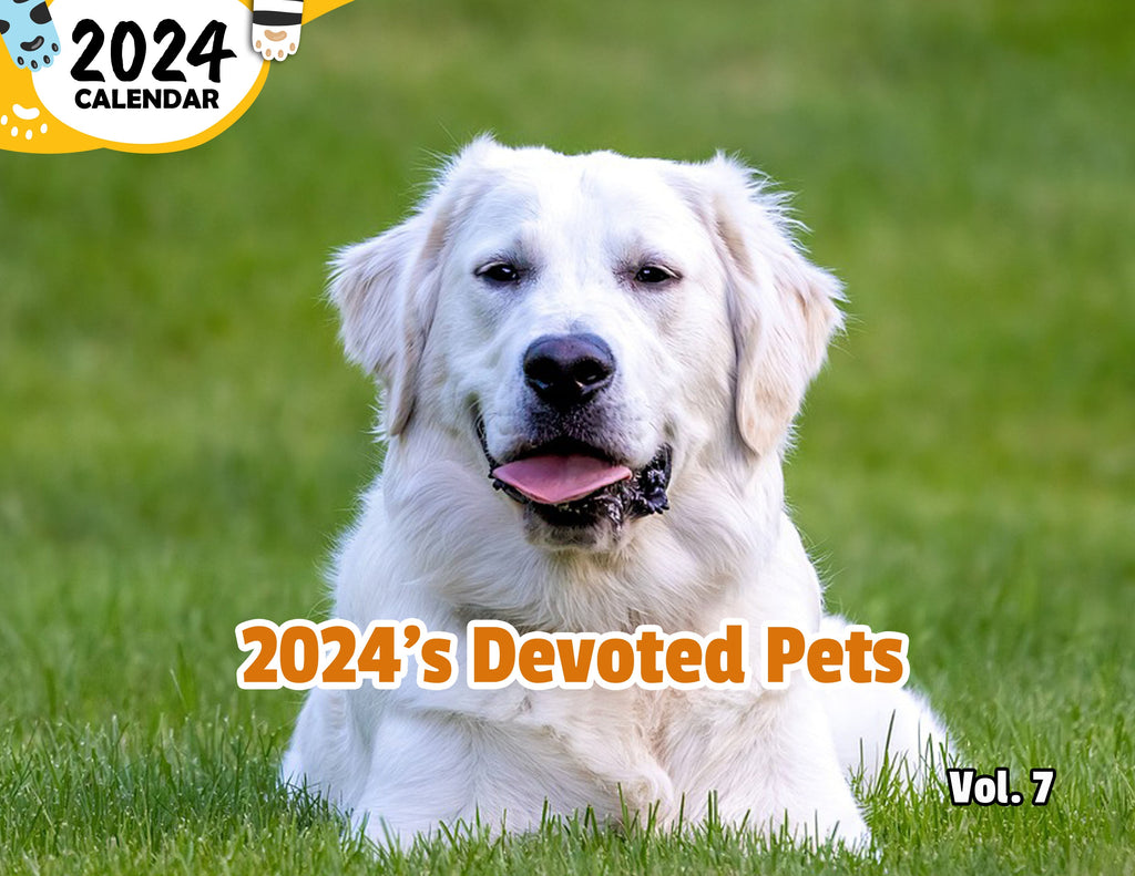 2024's Devoted Pets Volume Seven: 2024 Wall Calendar (Published)