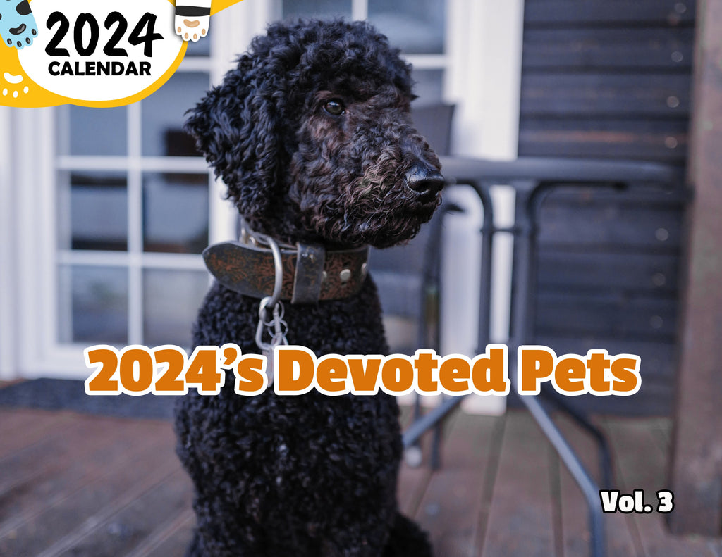 2024's Devoted Pets Volume Three: 2024 Wall Calendar (Published)