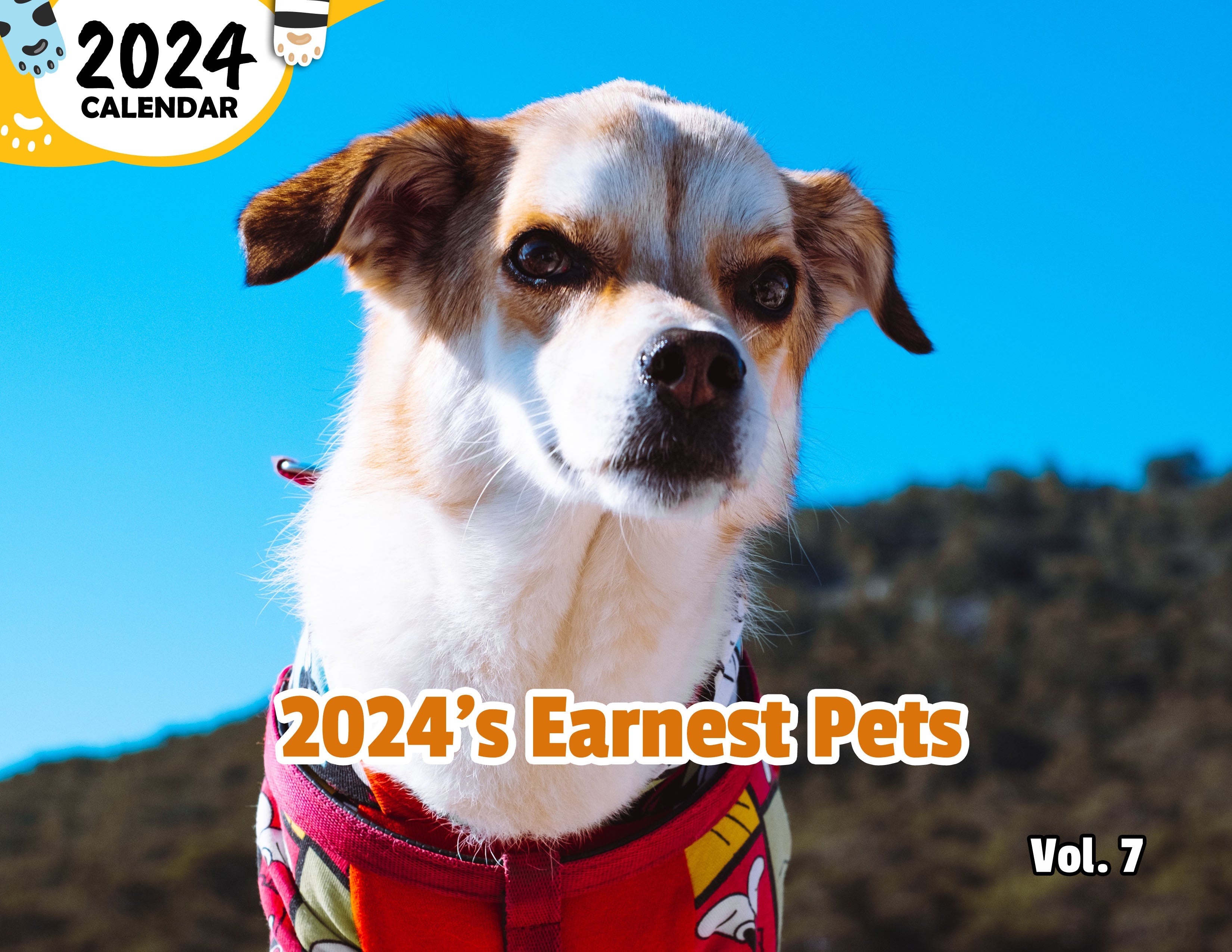 2024's Earnest Pets Volume Seven: 2024 Wall Calendar (Published)