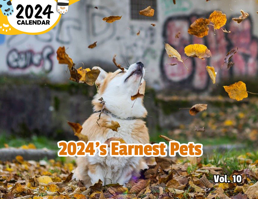 2024's Earnest Pets Volume Ten: 2024 Wall Calendar (Published)