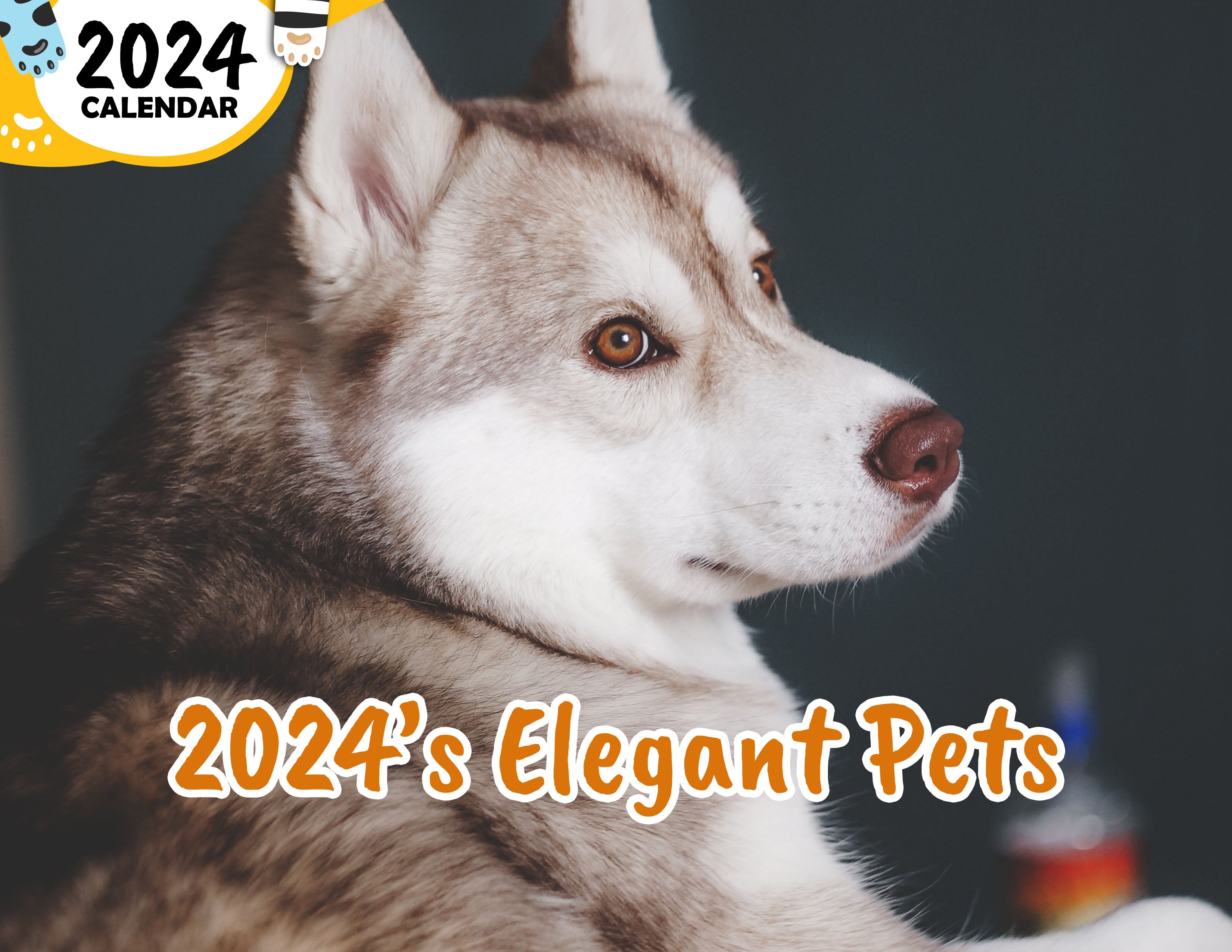 2024's Elegant Pets: 2024 Wall Calendar (Published)