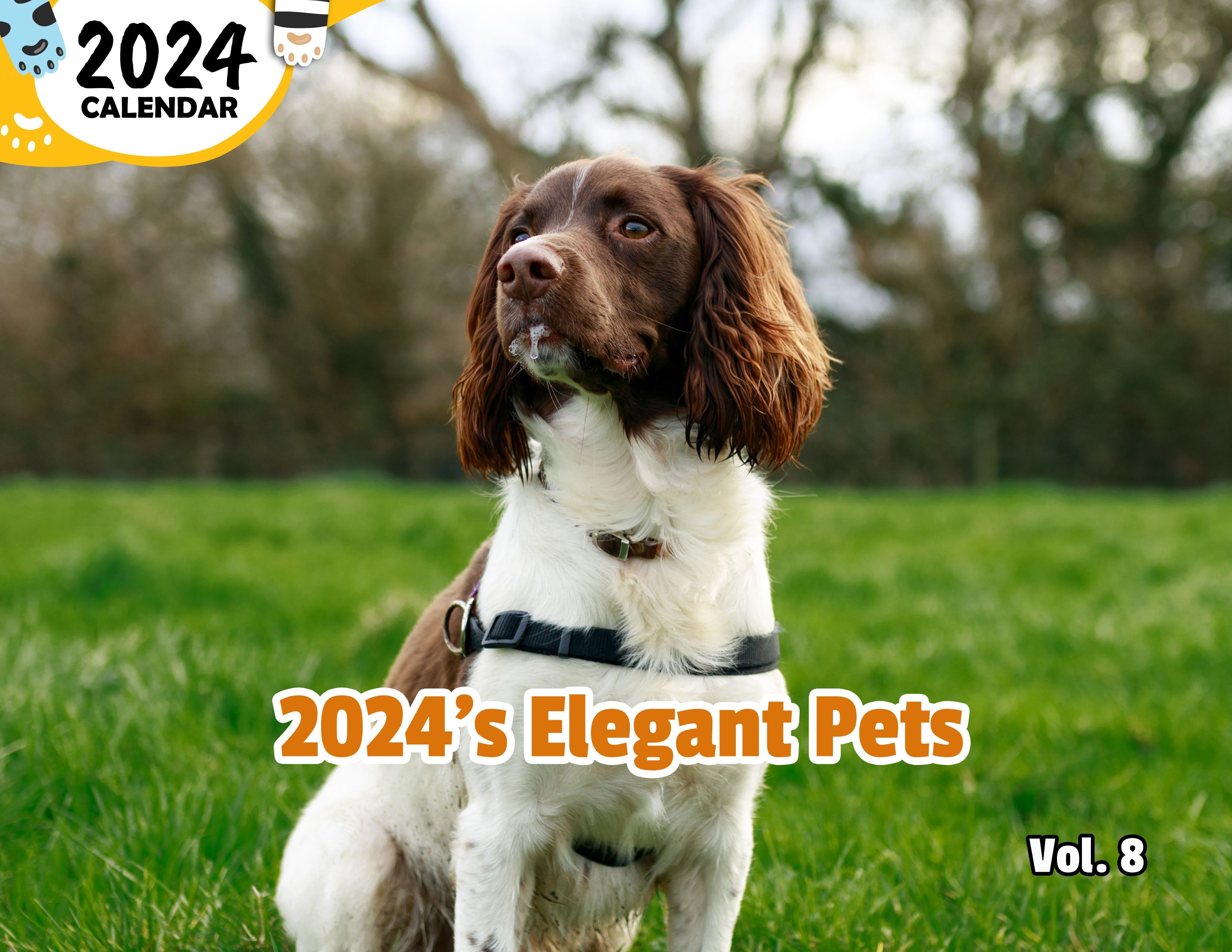 2024's Elegant Pets Volume Eight: 2024 Wall Calendar (Published)