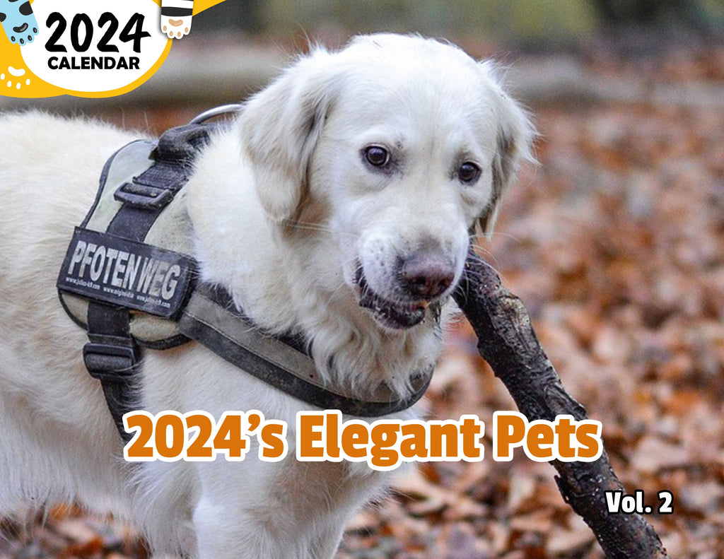 2024's Elegant Pets Volume Two: 2024 Wall Calendar (Published)