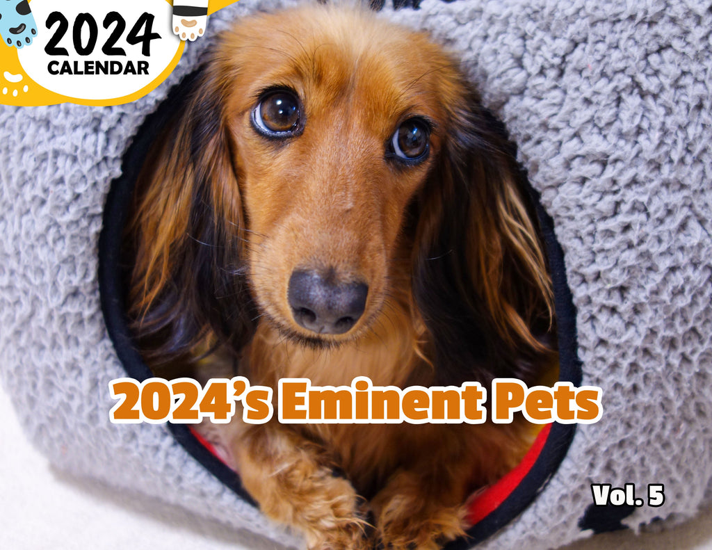 2024's Eminent Pets Volume Five: 2024 Wall Calendar (Published)
