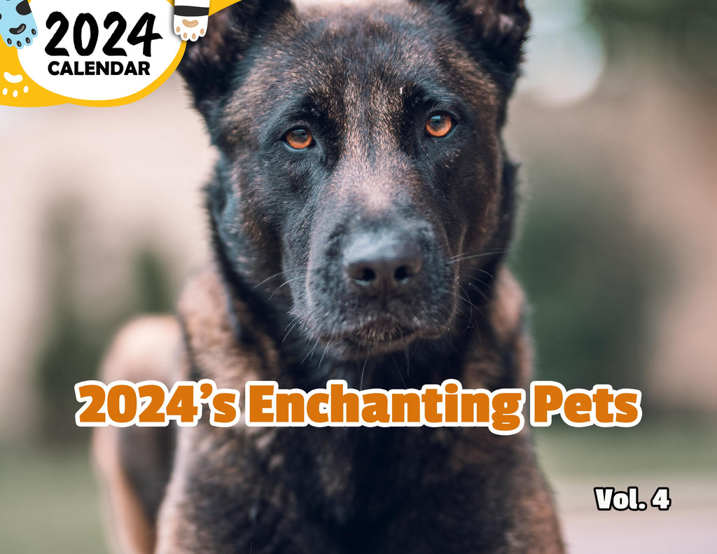 2024's Enchanting Pets Volume Four: 2024 Wall Calendar (Published)