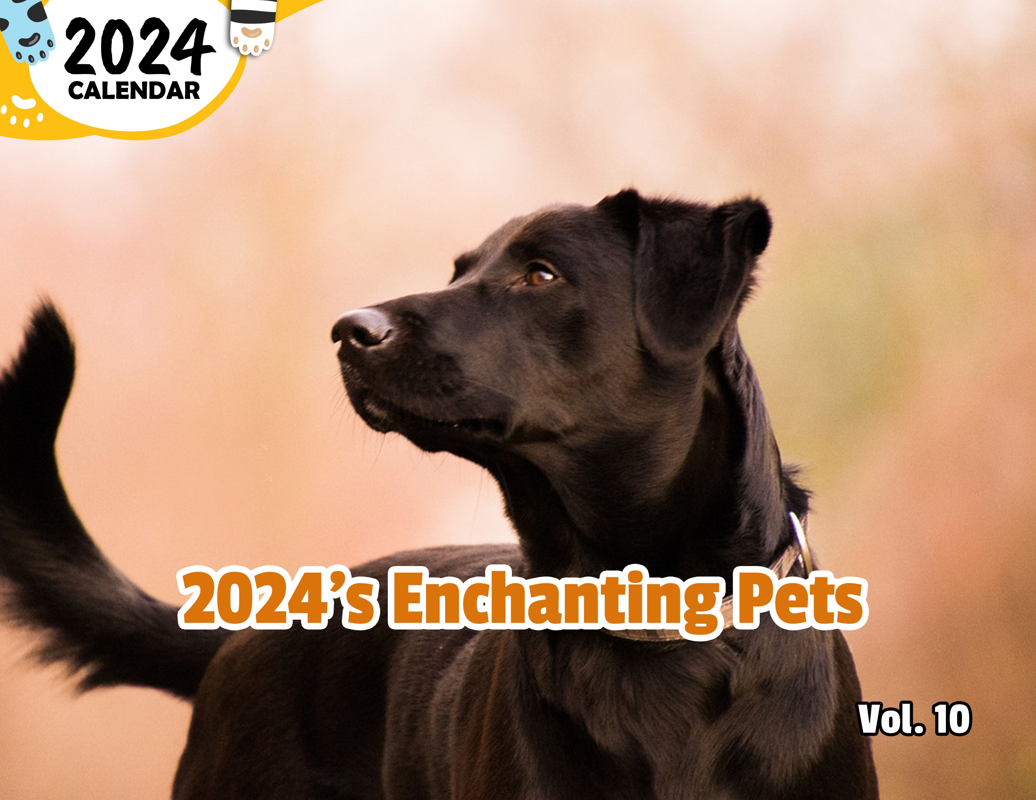 2024's Enchanting Pets Volume Ten: 2024 Wall Calendar (Published)