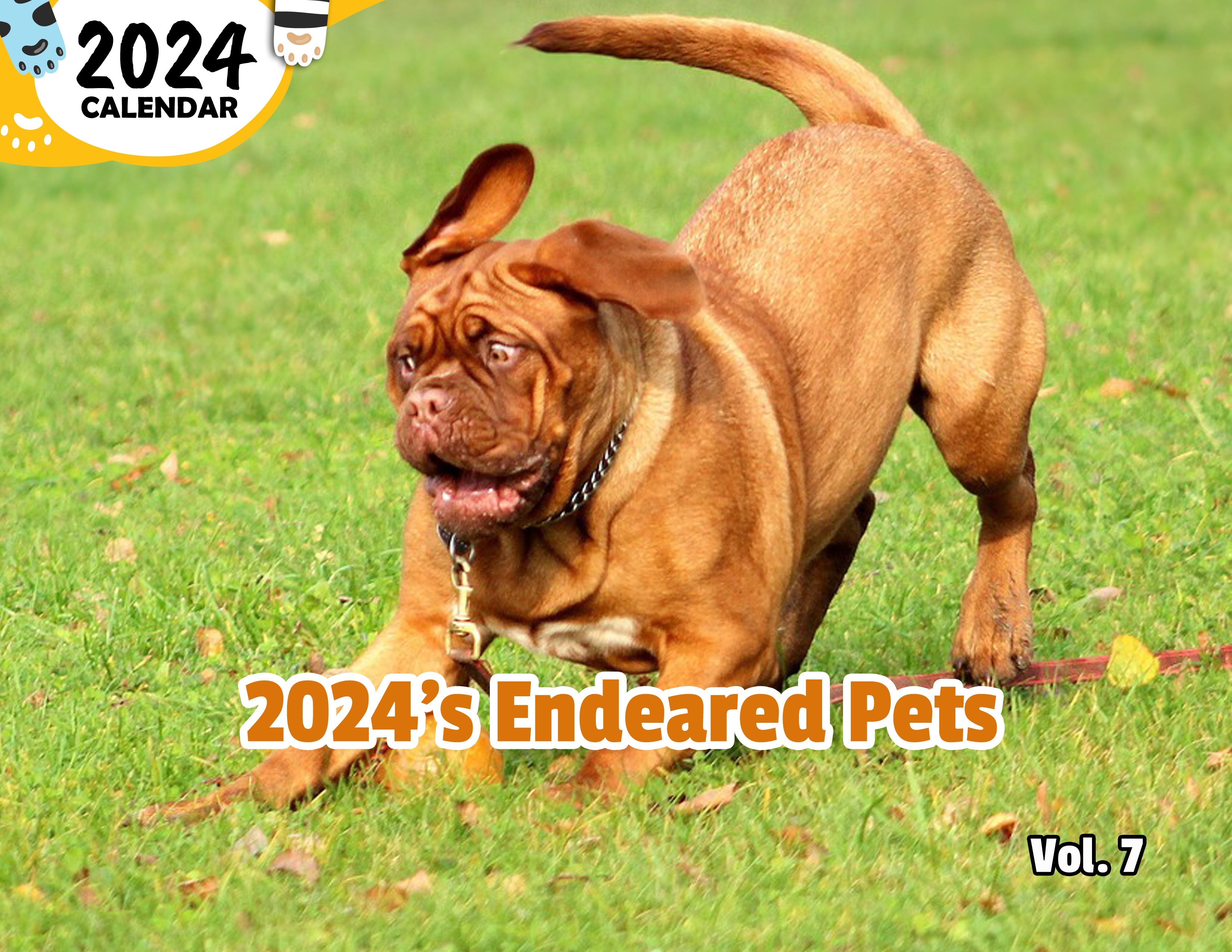 2024's Endeared Pets Volume Seven: 2024 Wall Calendar (Published)