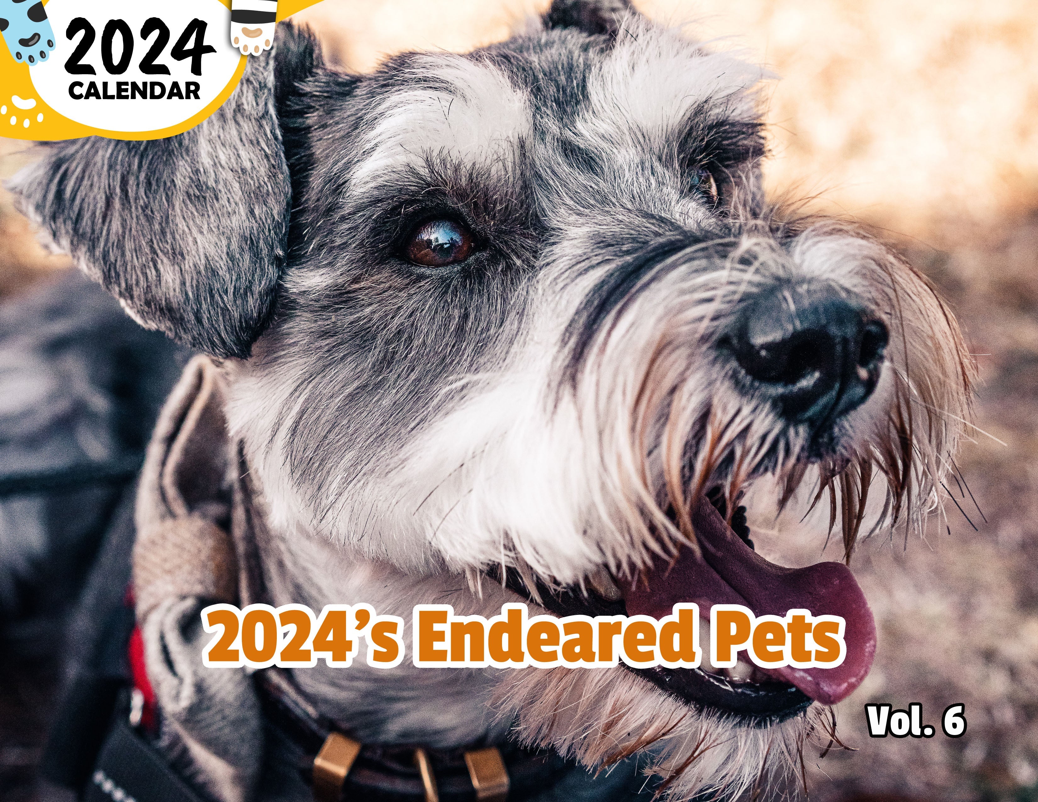 2024's Endeared Pets Volume Six: 2024 Wall Calendar (Published)
