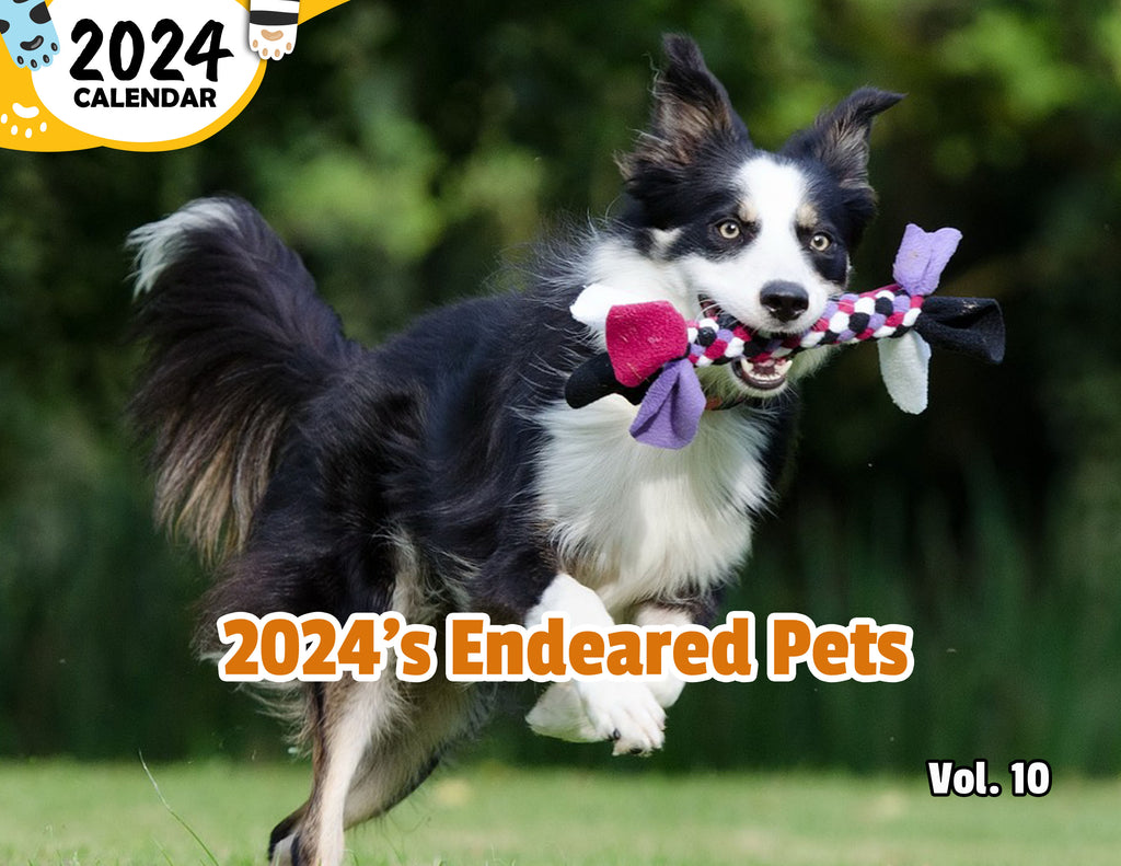 2024's Endeared Pets Volume Ten: 2024 Wall Calendar (Published)