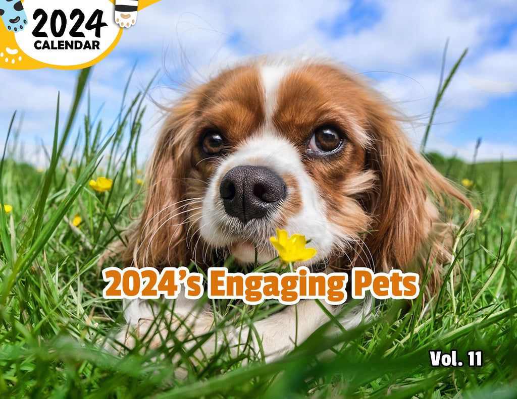 2024's Engaging Pets Volume Eleven: 2024 Wall Calendar (Published)
