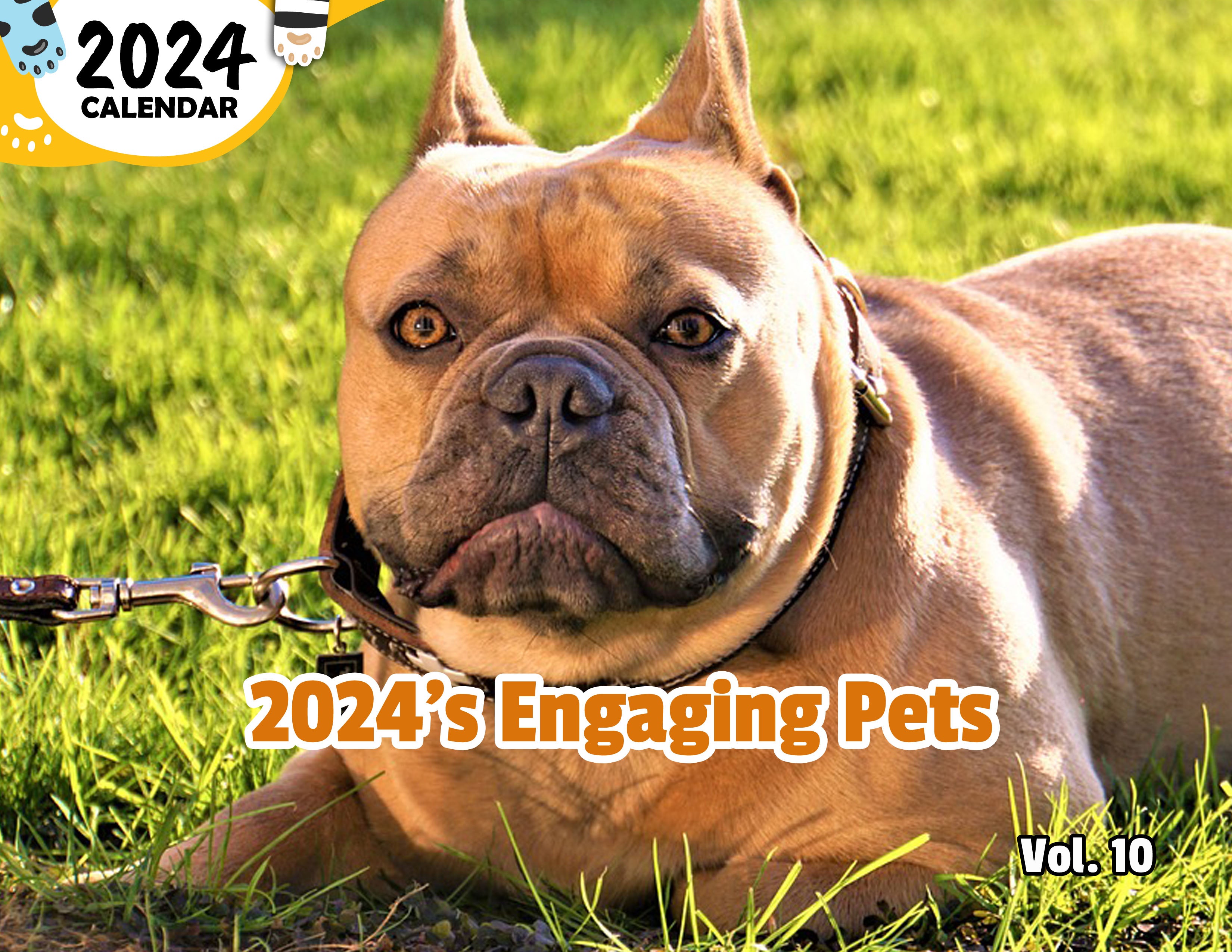 2024's Engaging Pets Volume Ten: 2024 Wall Calendar (Published)