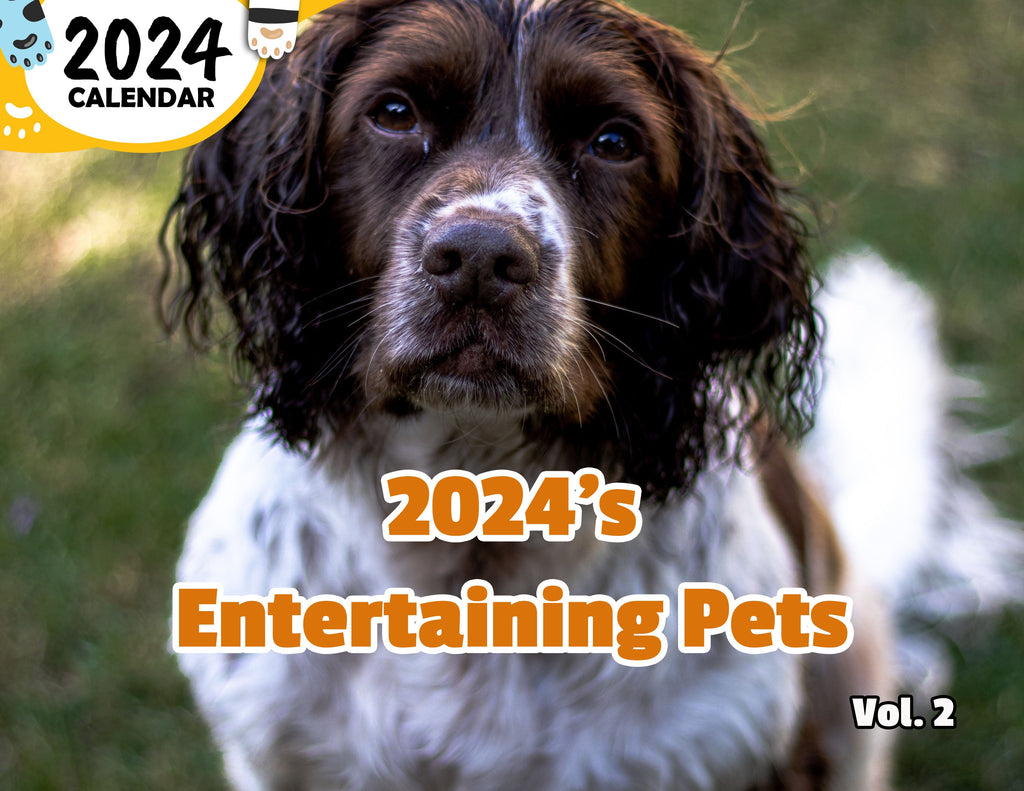 2024's Entertaining Pets Volume Two: 2024 Wall Calendar (Published)