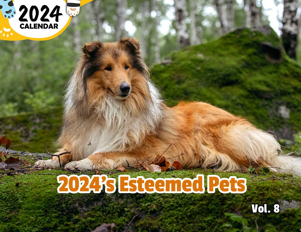 2024's Esteemed Pets Volume Eight: 2024 Wall Calendar (Published)