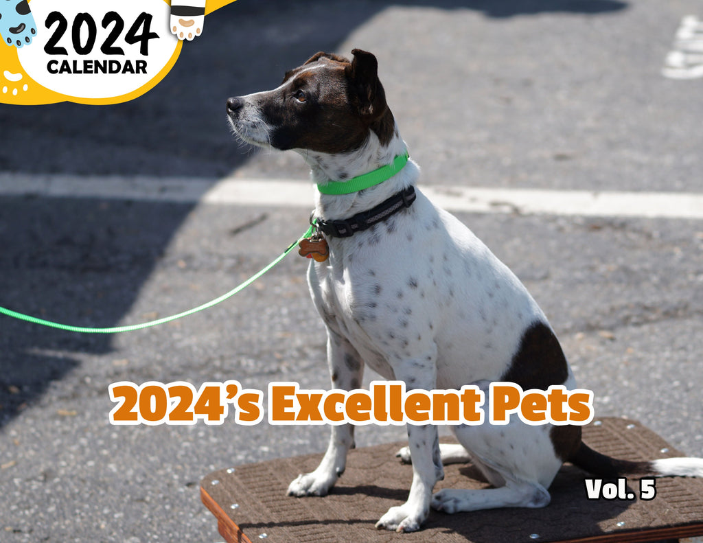 2024's Excellent Pets Volume Five: 2024 Wall Calendar (Published)
