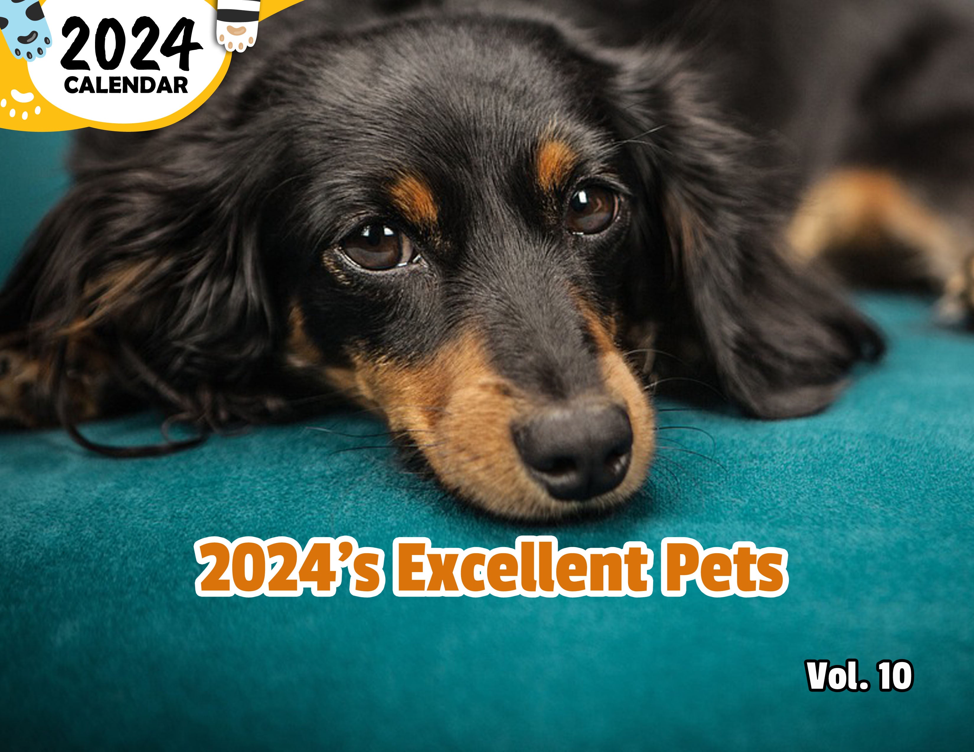 2024's Excellent Pets Volume Ten: 2024 Wall Calendar (Published)