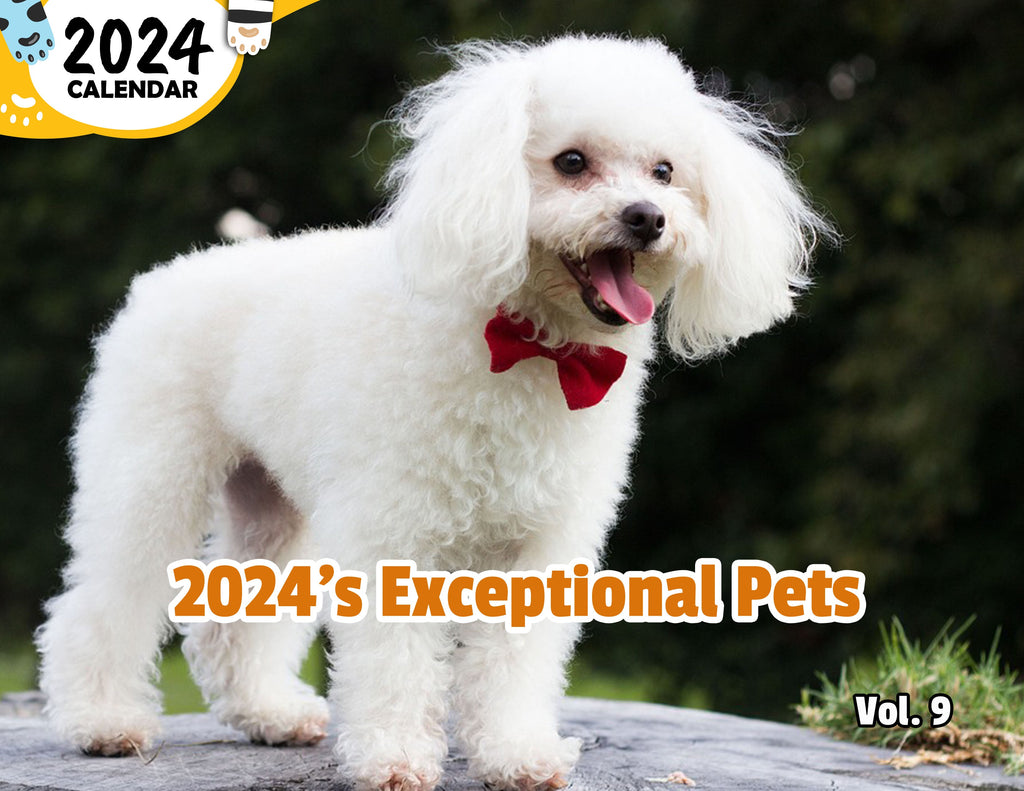 2024's Exceptional Pets Volume Nine: 2024 Wall Calendar (Published)