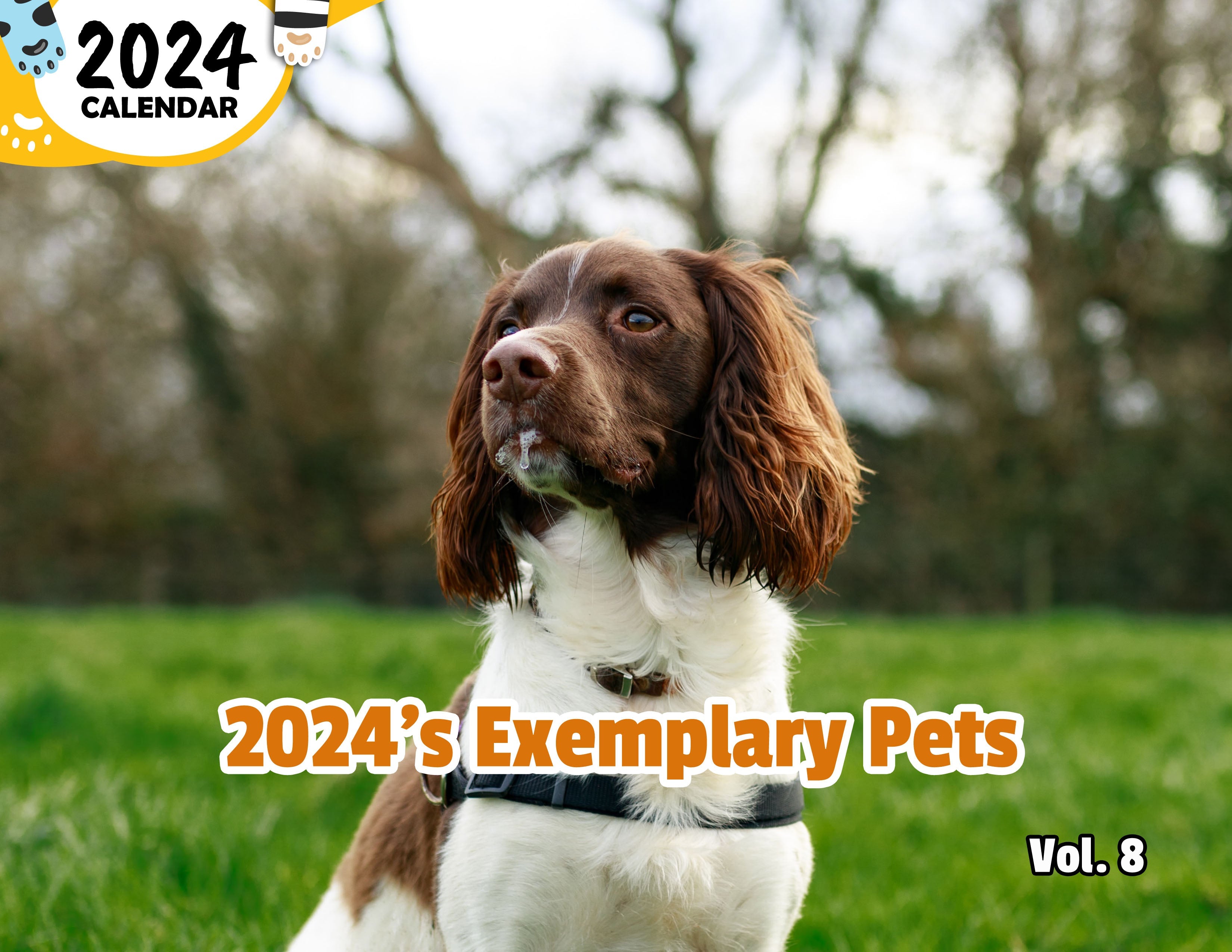 2024's Exemplary Pets Volume Eight: 2024 Wall Calendar (Published)