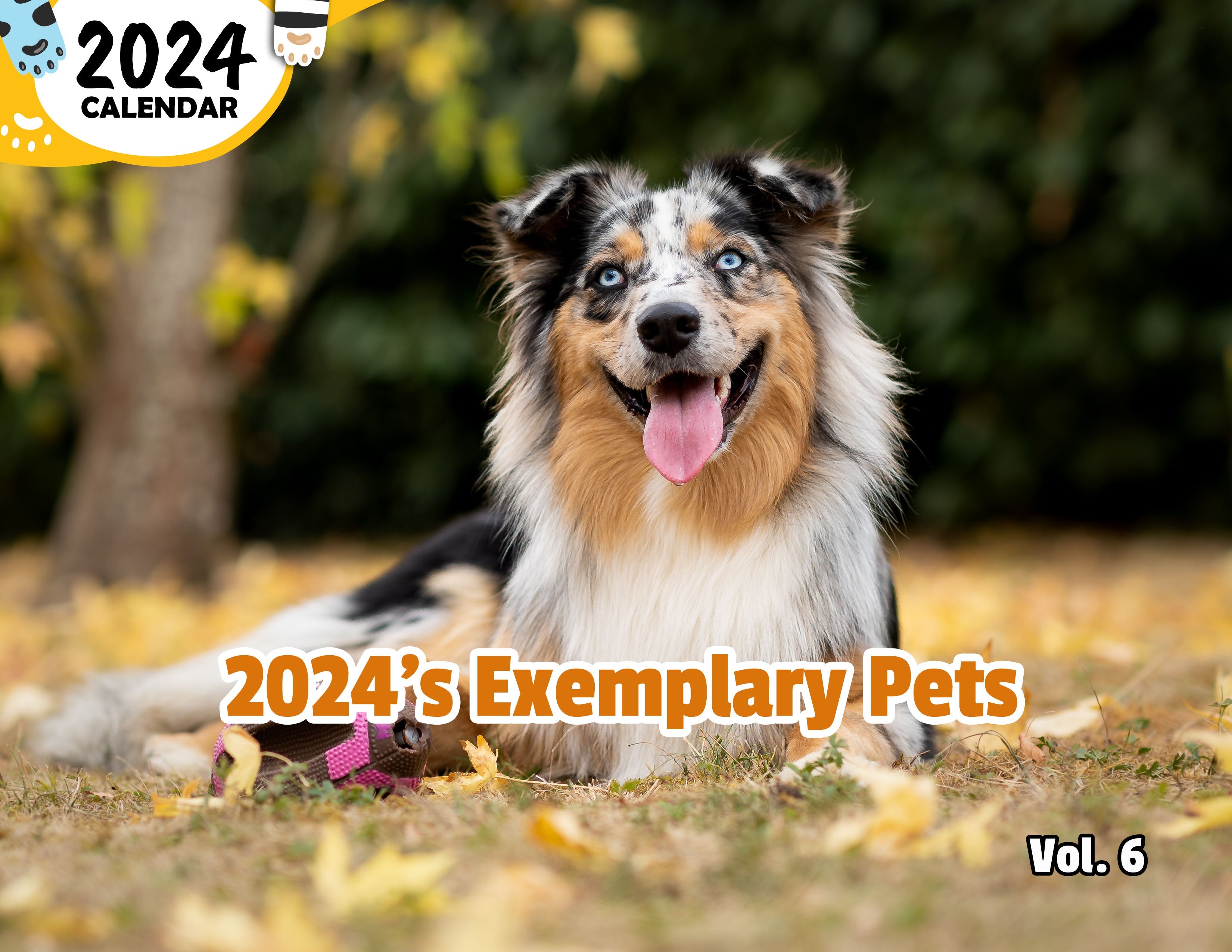 2024's Exemplary Pets Volume Six: 2024 Wall Calendar (Published)
