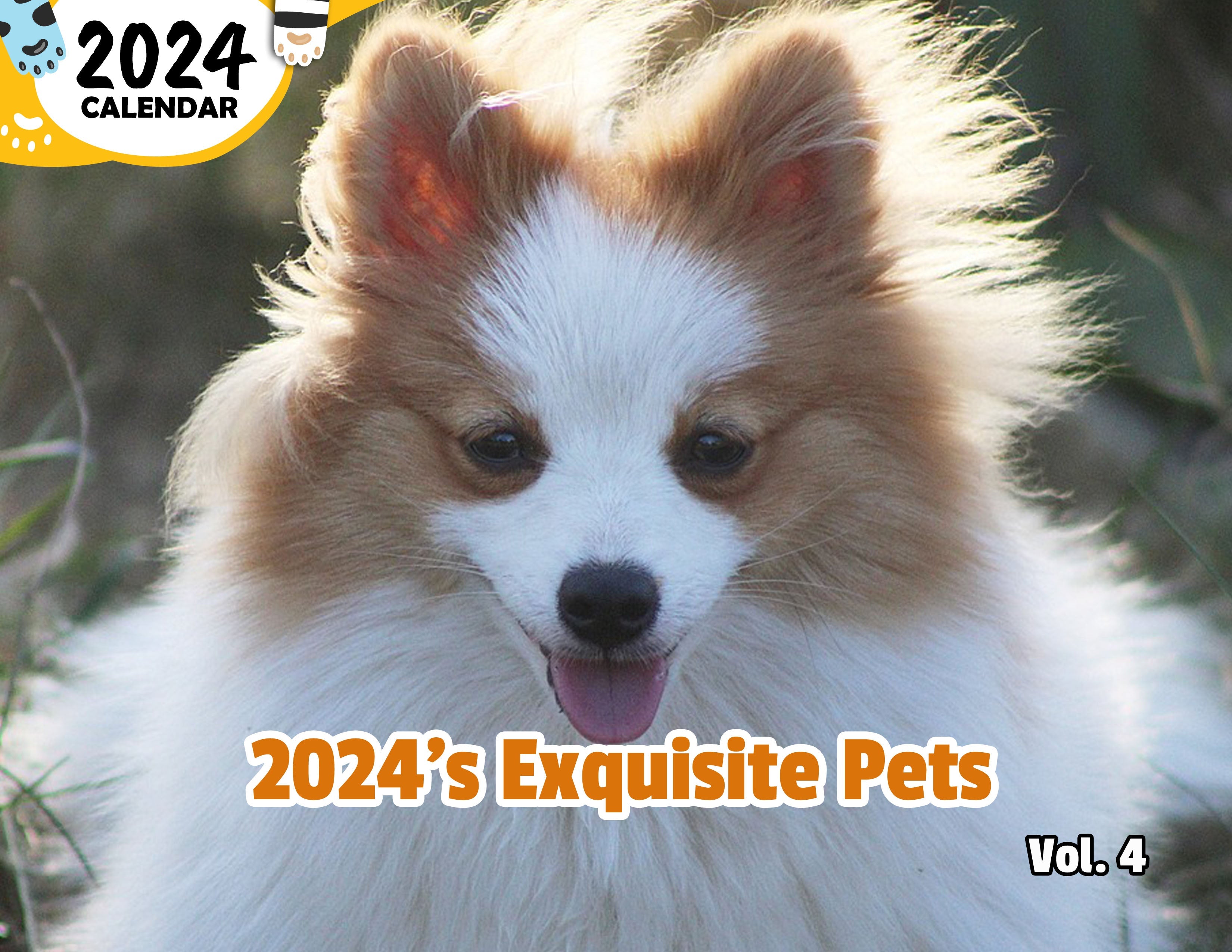 2024's Exquisite Pets Volume Four: 2024 Wall Calendar (Published)