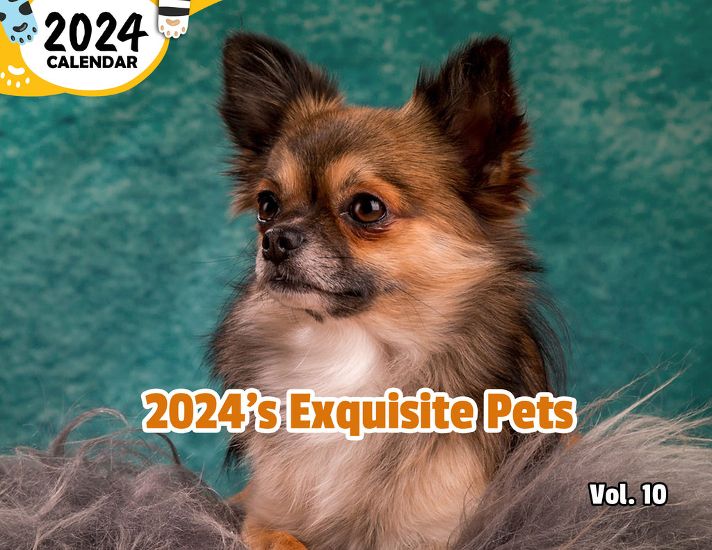 2024's Exquisite Pets Volume Ten: 2024 Wall Calendar (Published)