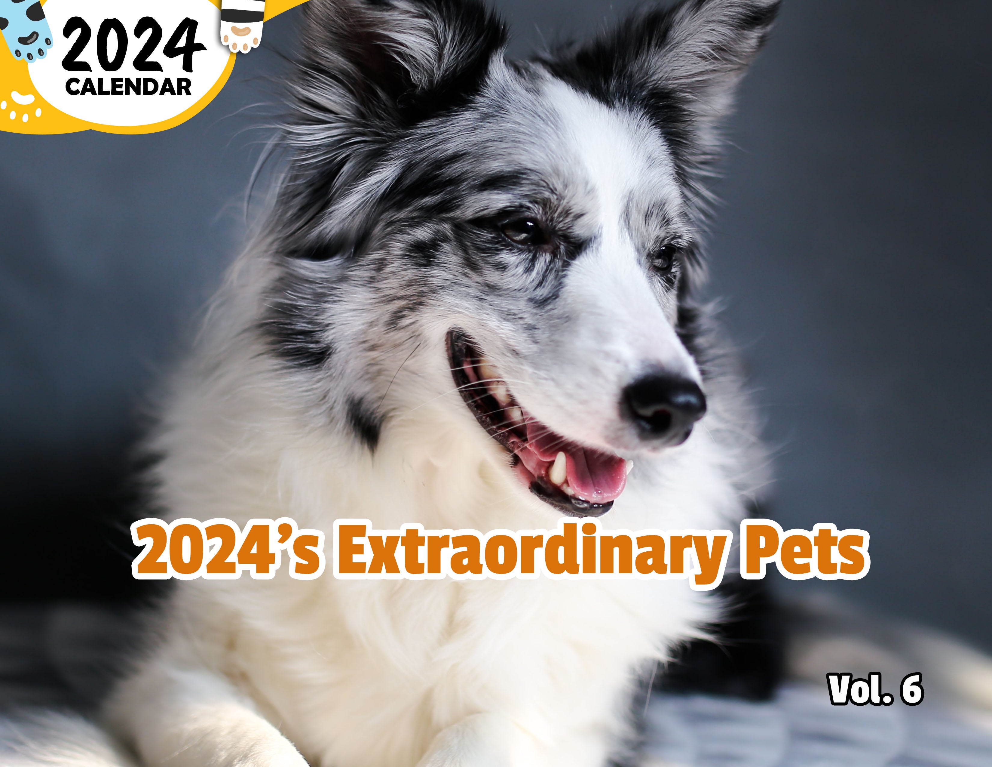 2024's Extraordinary Pets Volume Six: 2024 Wall Calendar (Published)