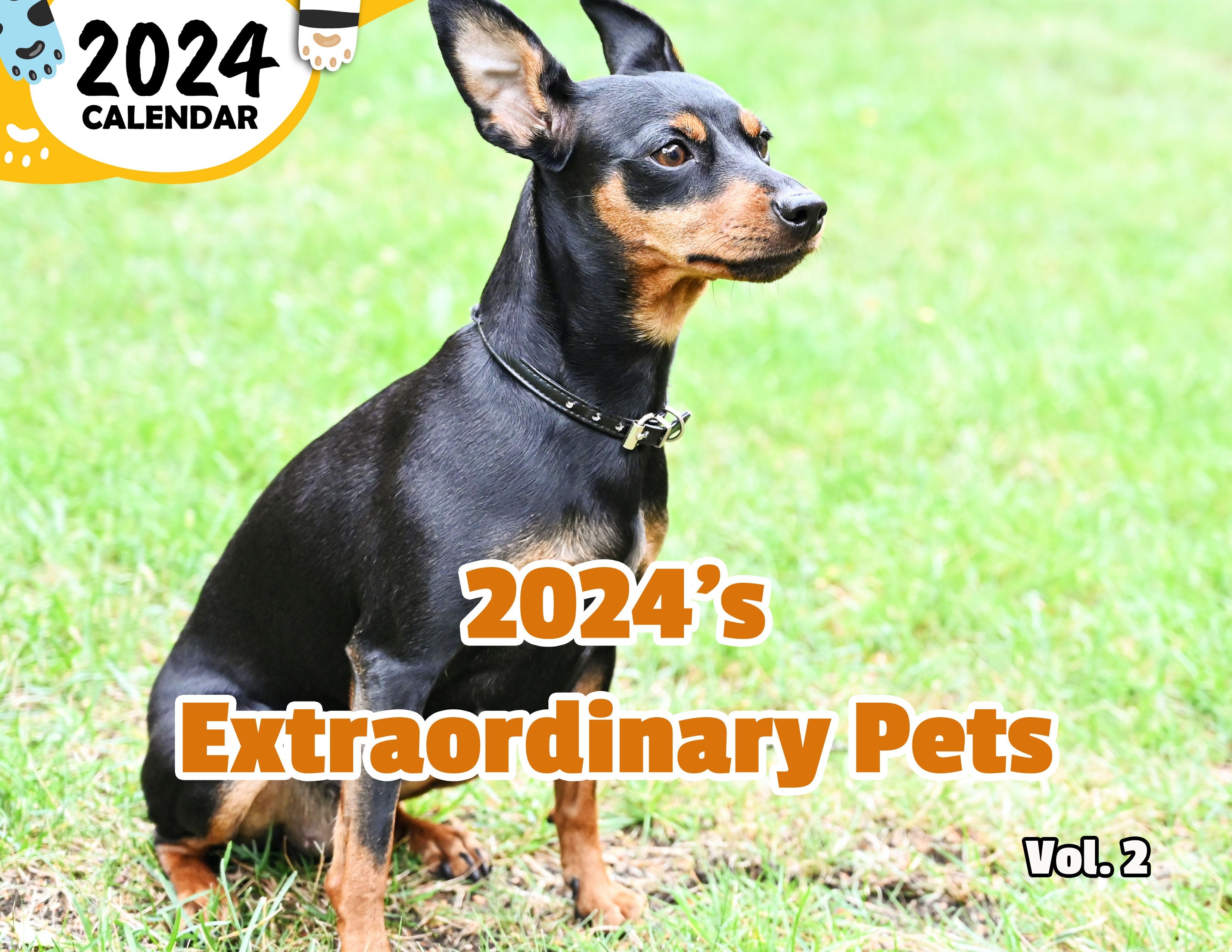 2024's Extraordinary Pets Volume Two: 2024 Wall Calendar (Published)