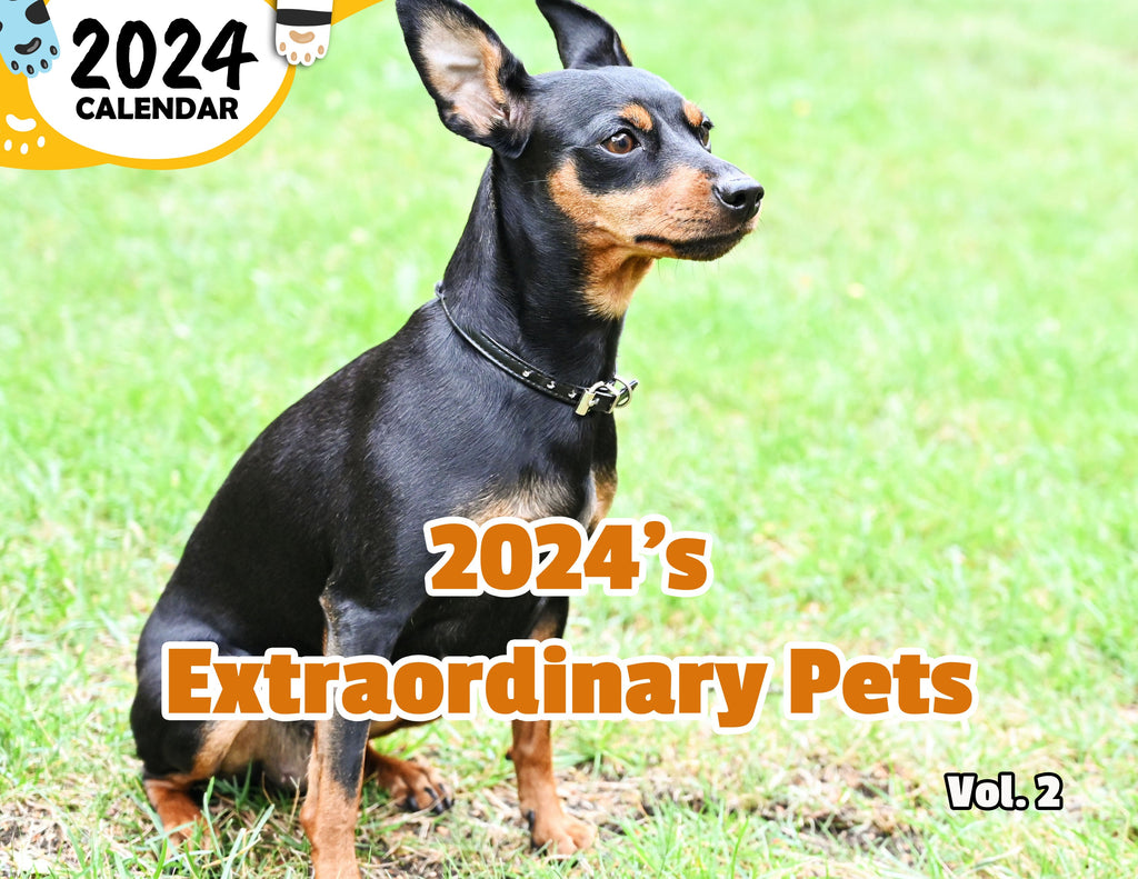2024's Extraordinary Pets Volume Two: 2024 Wall Calendar (Published)