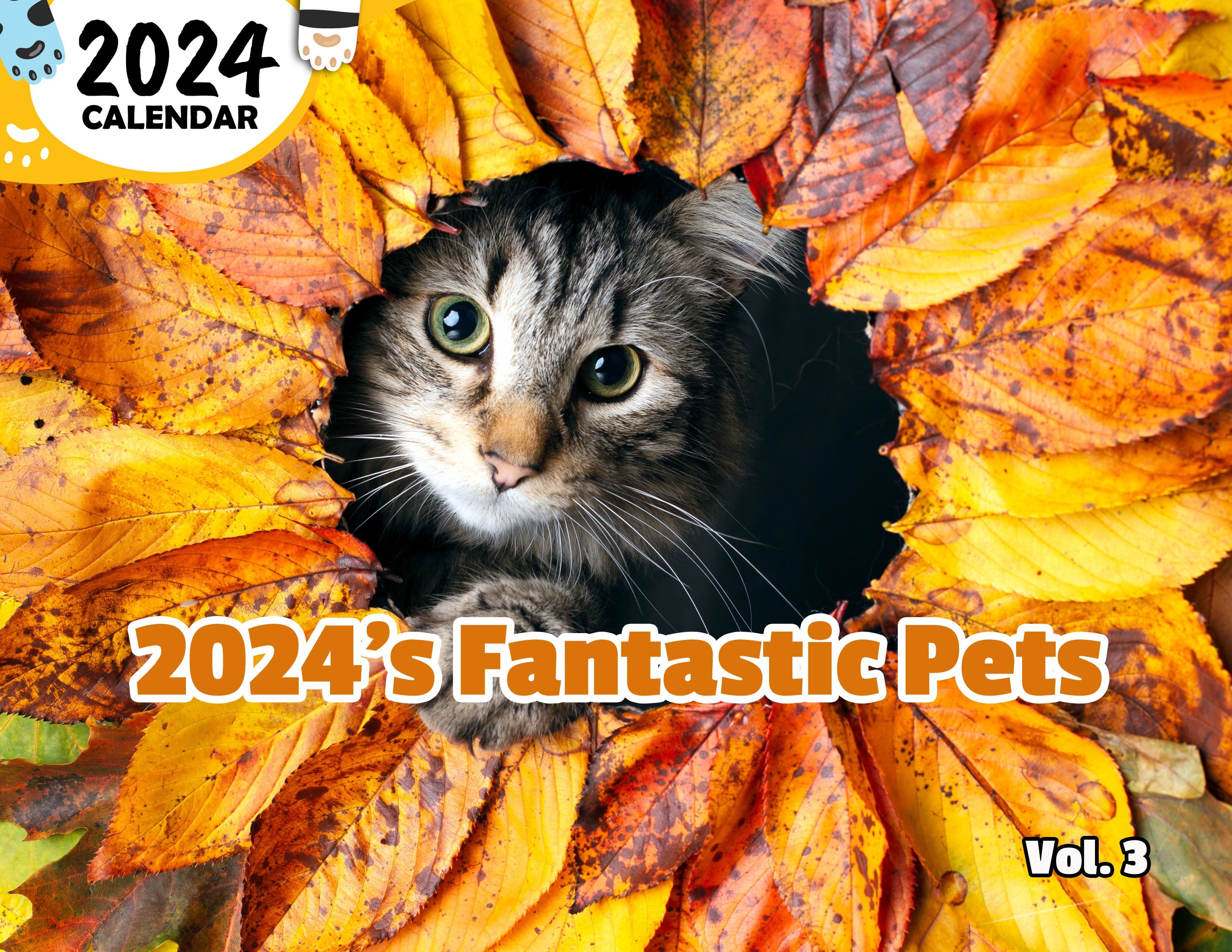 2024's Fantastic Pets Volume Three: 2024 Wall Calendar (Published)