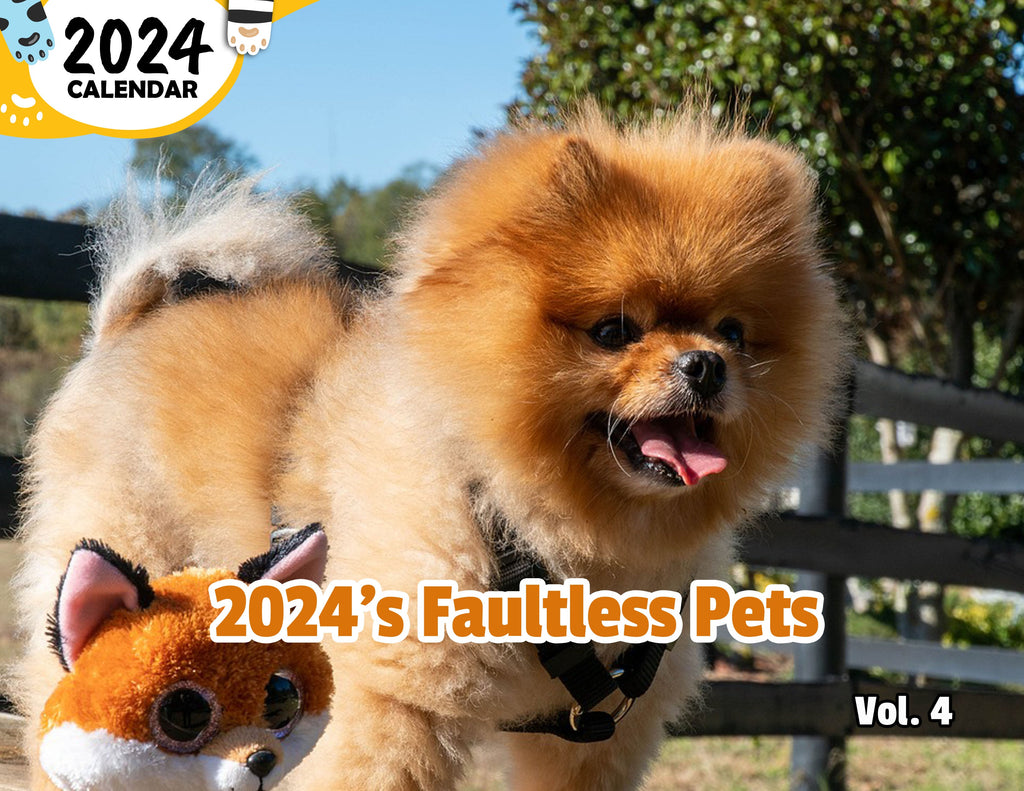 2024's Faultless Pets Volume Four: 2024 Wall Calendar (Published)