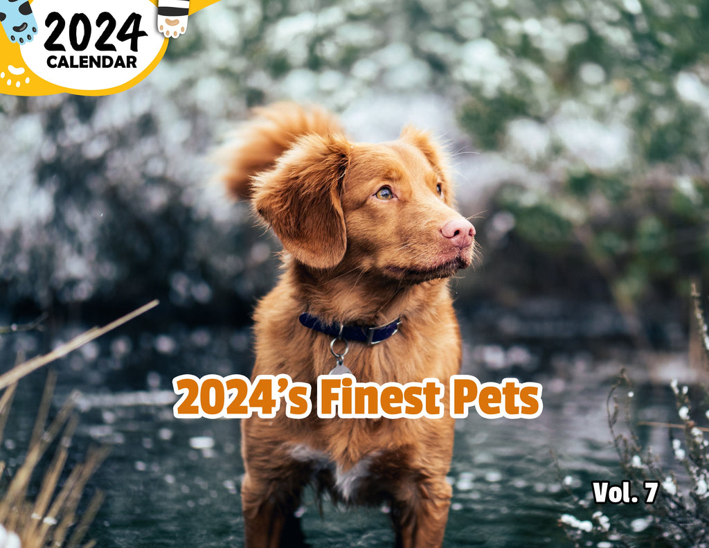 2024's Finest Pets Volume Seven: 2024 Wall Calendar (Published)