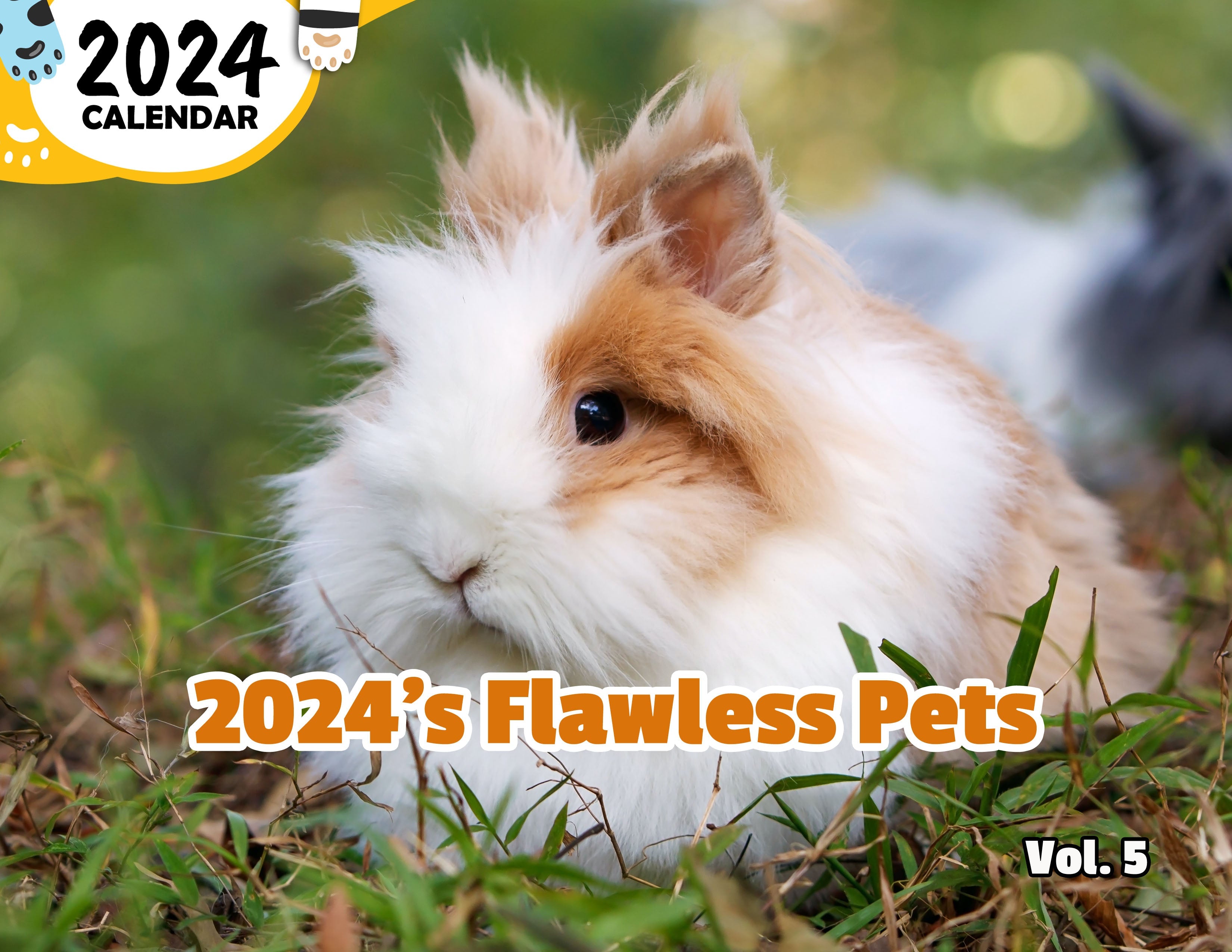 2024's Flawless Pets Volume Five: 2024 Wall Calendar (Published)