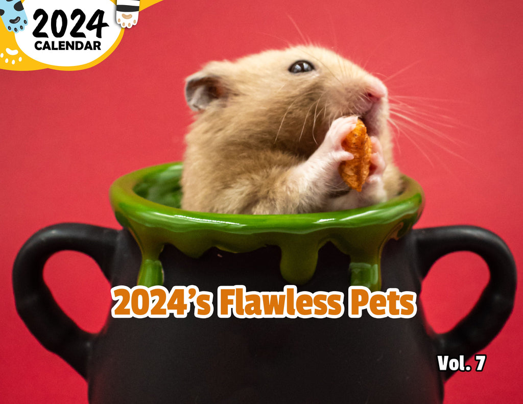 2024's Flawless Pets Volume Seven: 2024 Wall Calendar (Published)